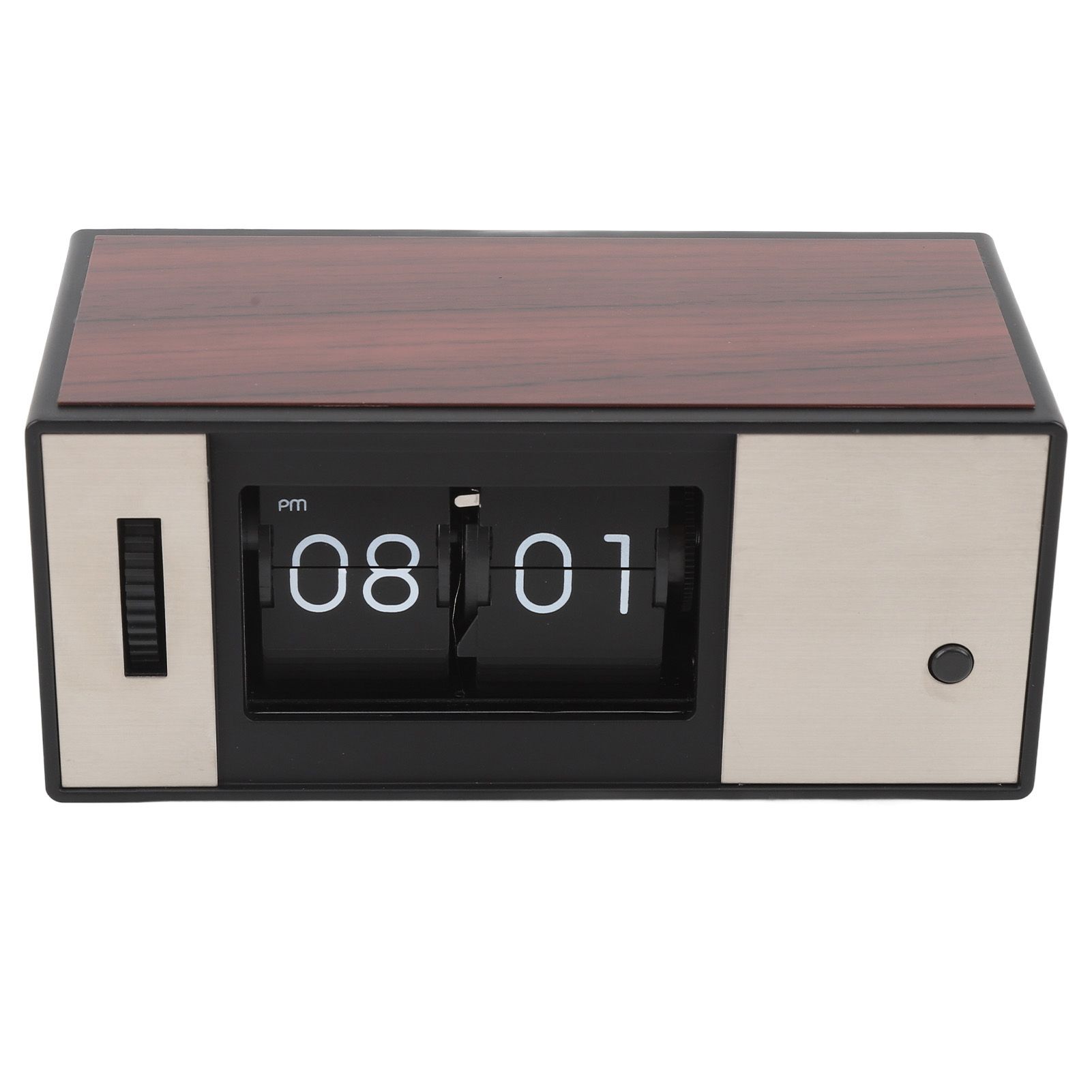 Retro Digital Flip Down Clock Desk Table Clock Easy To Read Battery Powered view 10