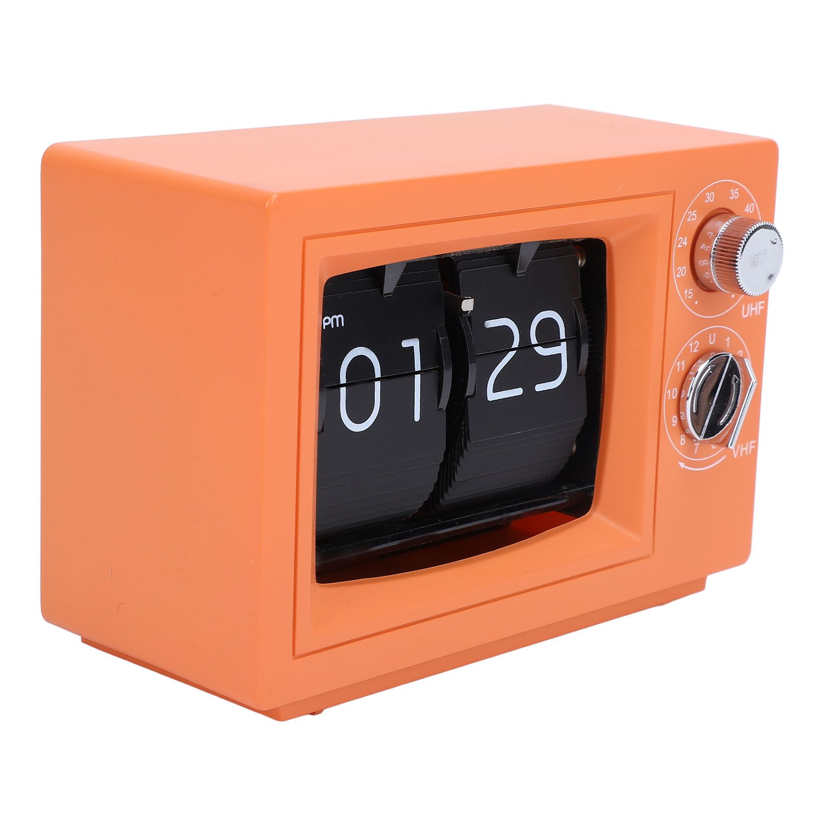 Flip Clock Retro TV Shape Mechanical Battery Operated Reminder Function Page view 4