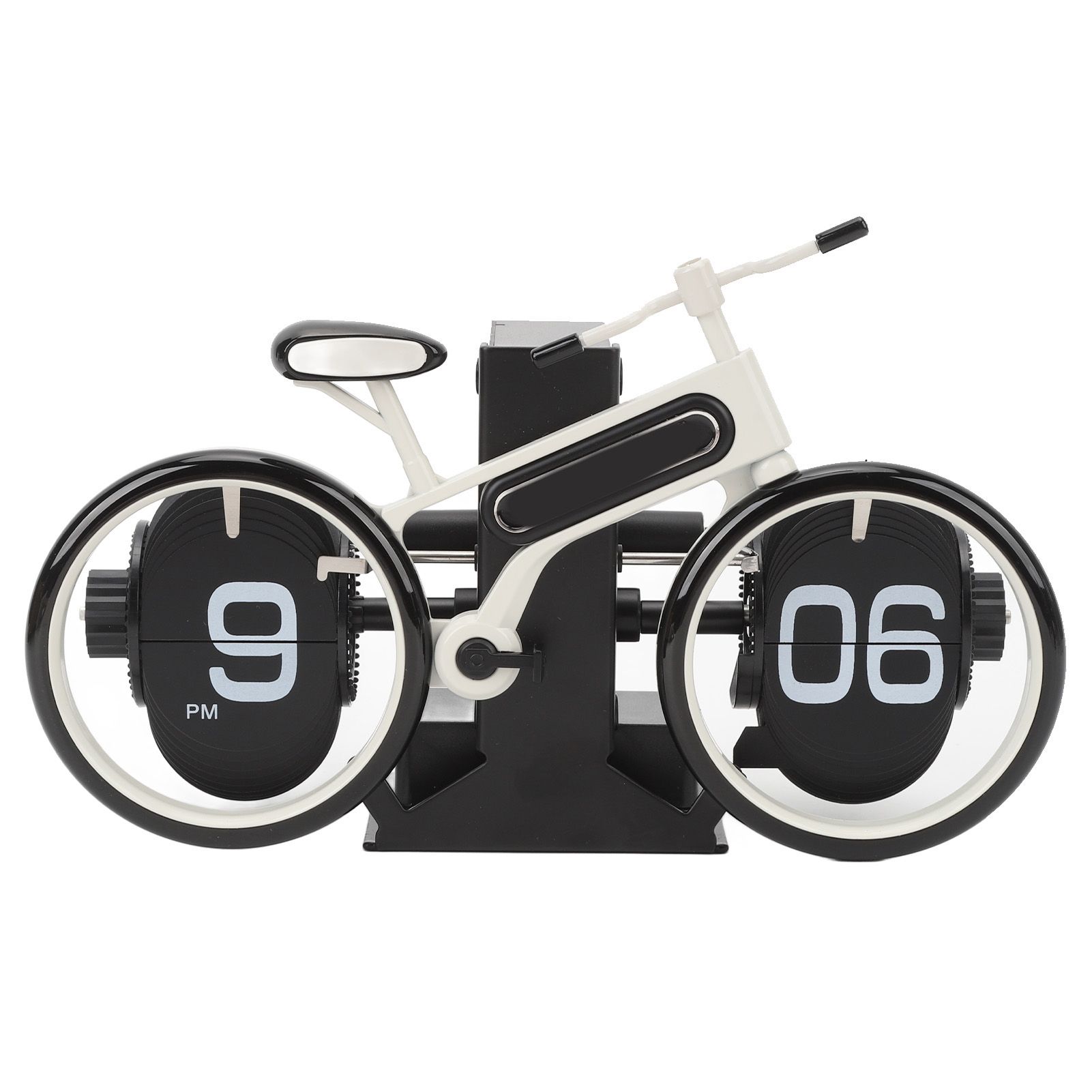 Bicycle Flip Clock Bike Shaped Flip Clock Battery Operated Retro Vintage Flip view 3