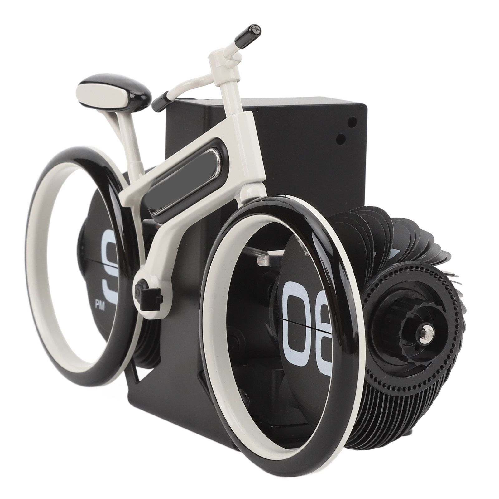 Bicycle Flip Clock Bike Shaped Flip Clock Battery Operated Retro Vintage Flip view 6