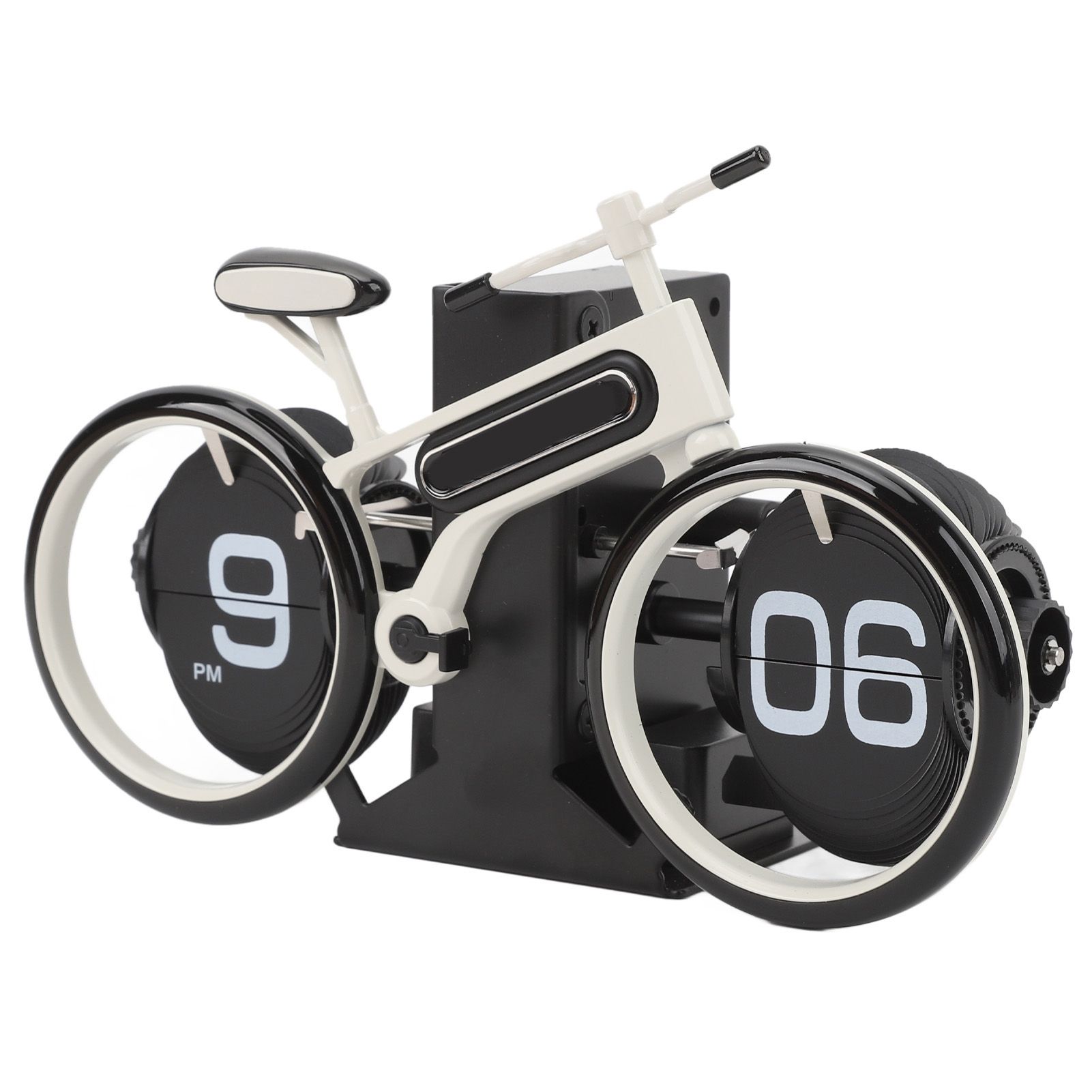 Bicycle Flip Clock Bike Shaped Flip Clock Battery Operated Retro Vintage Flip view 8