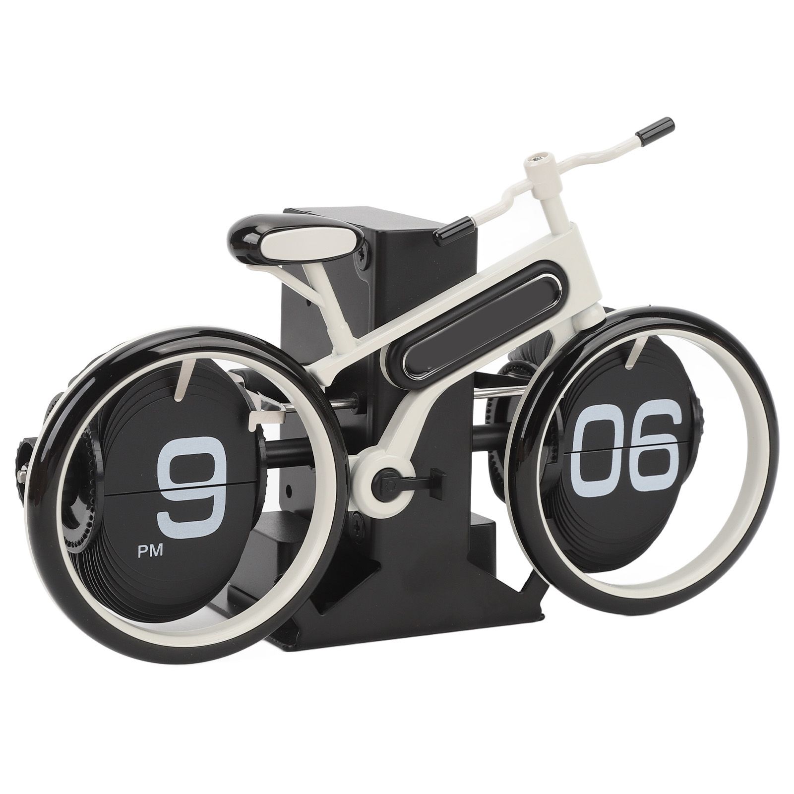 Bicycle Flip Clock Bike Shaped Flip Clock Battery Operated Retro Vintage Flip view 9