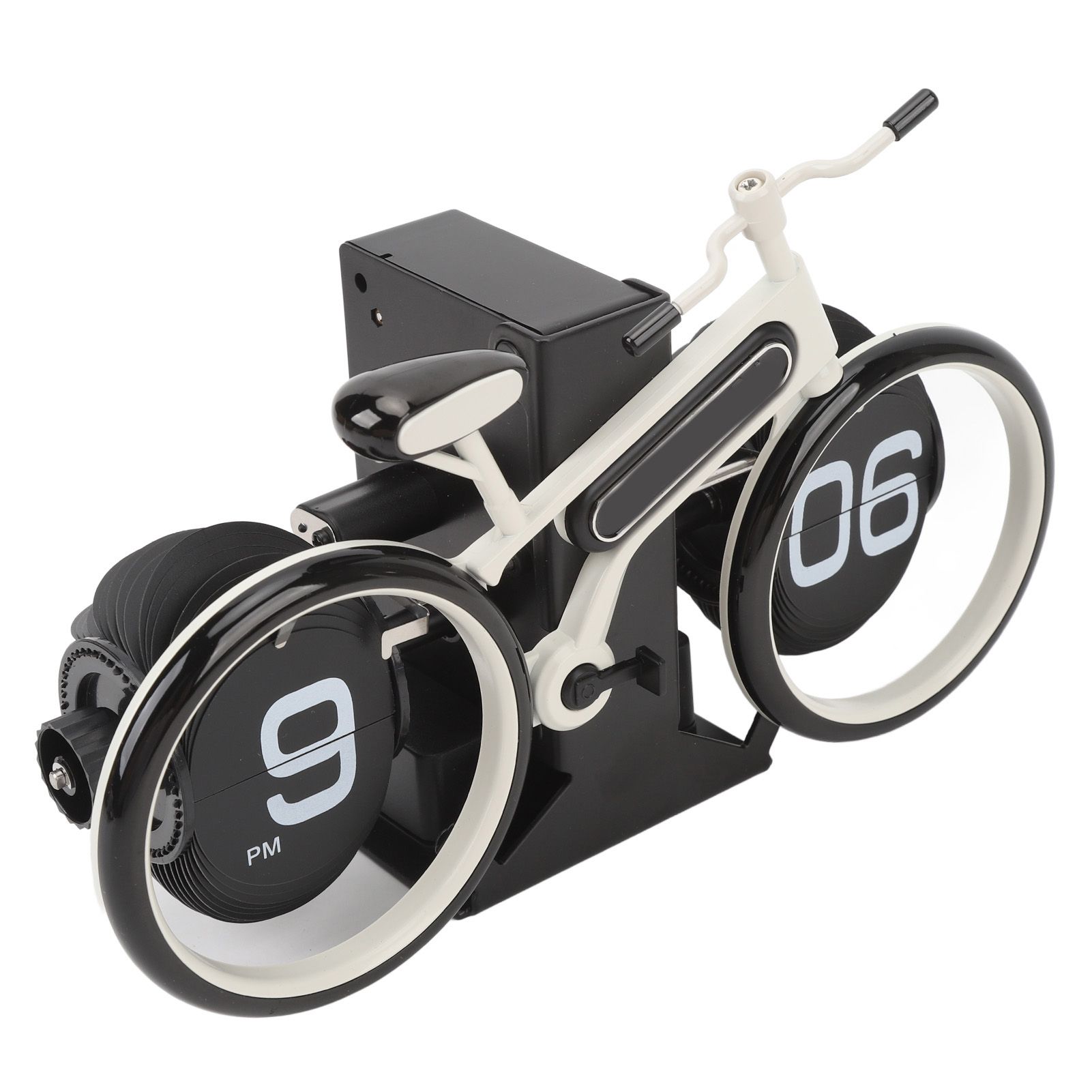 Bicycle Flip Clock Bike Shaped Flip Clock Battery Operated Retro Vintage Flip view 11