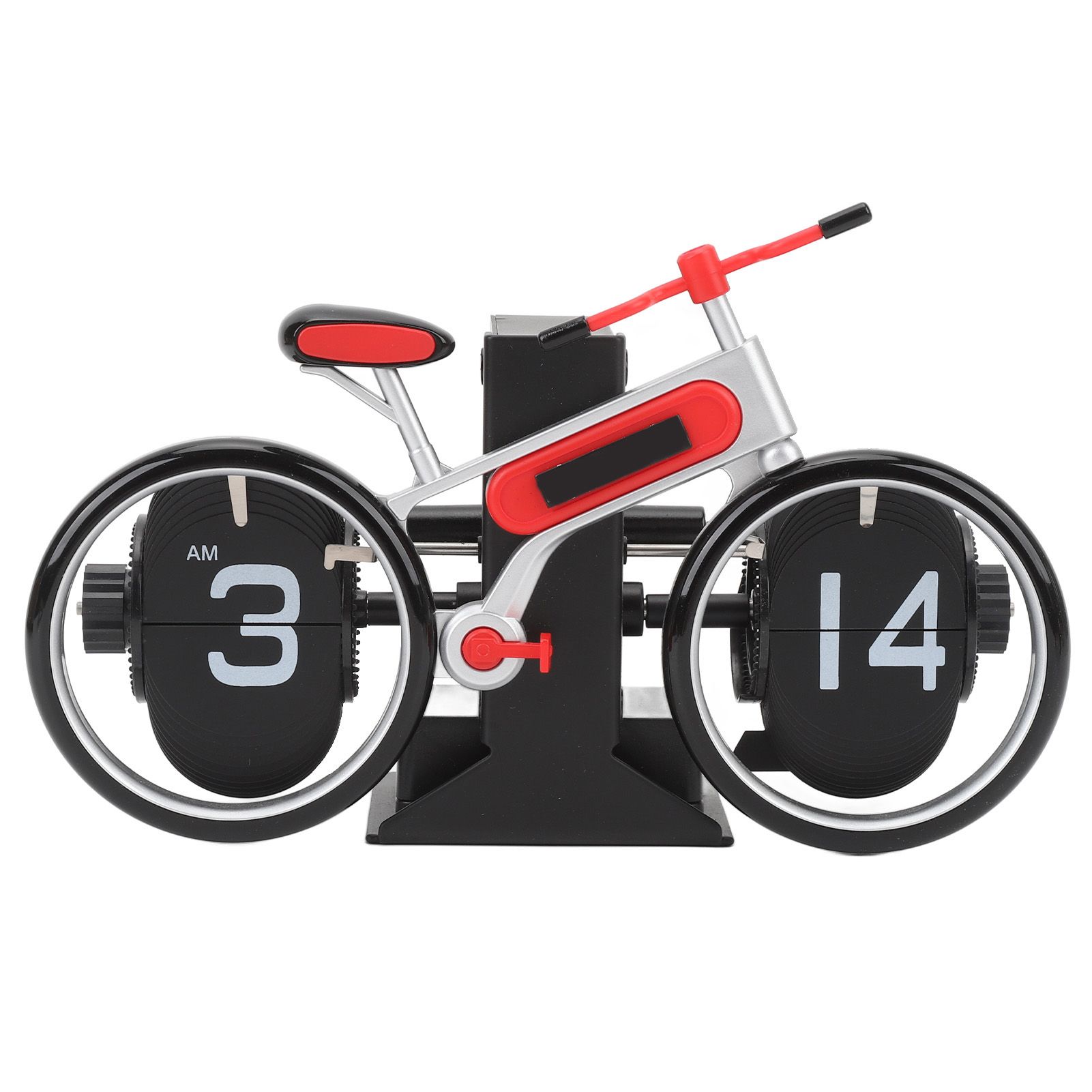 Bicycle Flip Clock Bike Shaped Flip Clock Battery Operated Retro Vintage Flip view 3