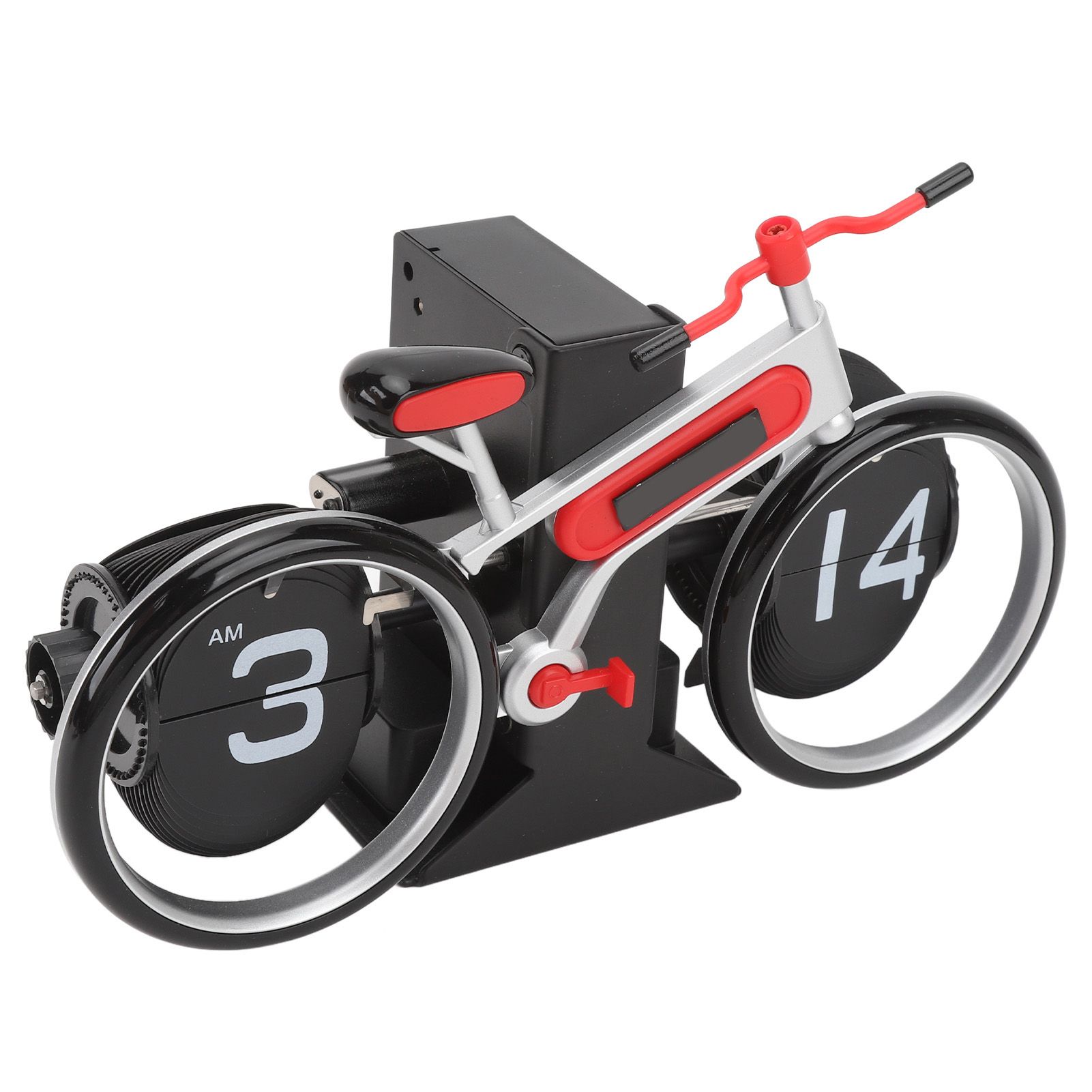 Bicycle Flip Clock Bike Shaped Flip Clock Battery Operated Retro Vintage Flip view 6