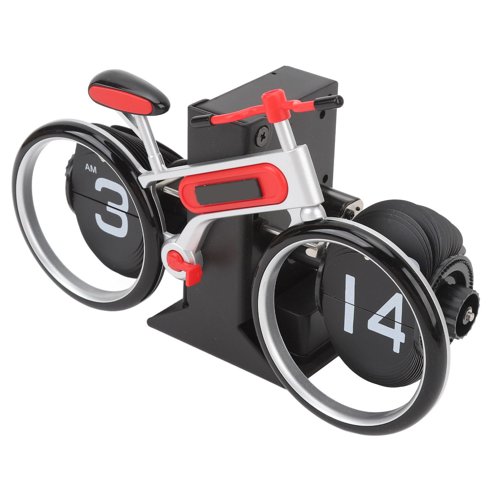 Bicycle Flip Clock Bike Shaped Flip Clock Battery Operated Retro Vintage Flip view 8