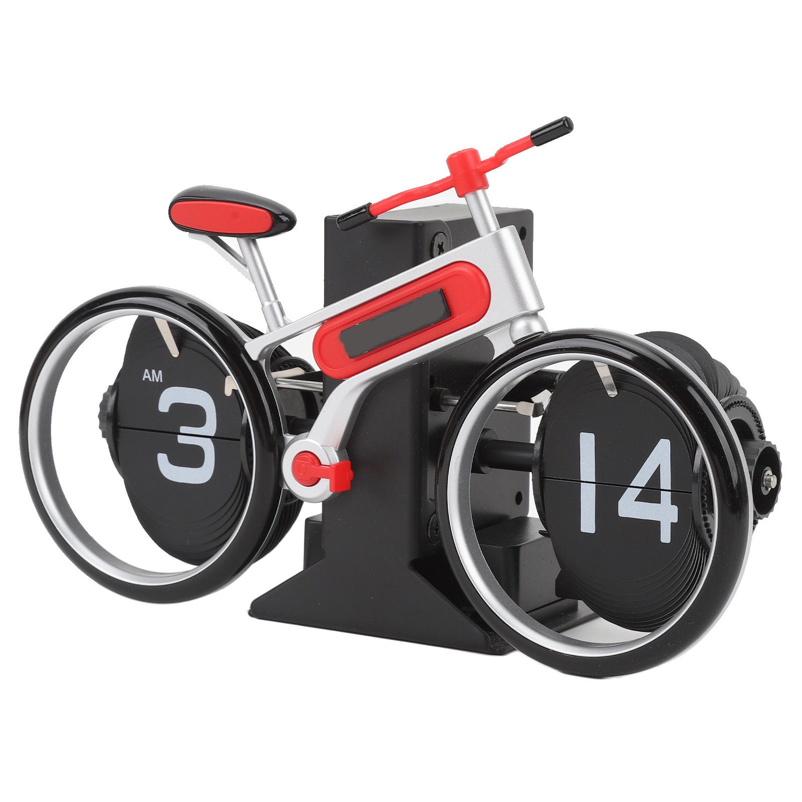 Bicycle Flip Clock Bike Shaped Flip Clock Battery Operated Retro Vintage Flip view 9