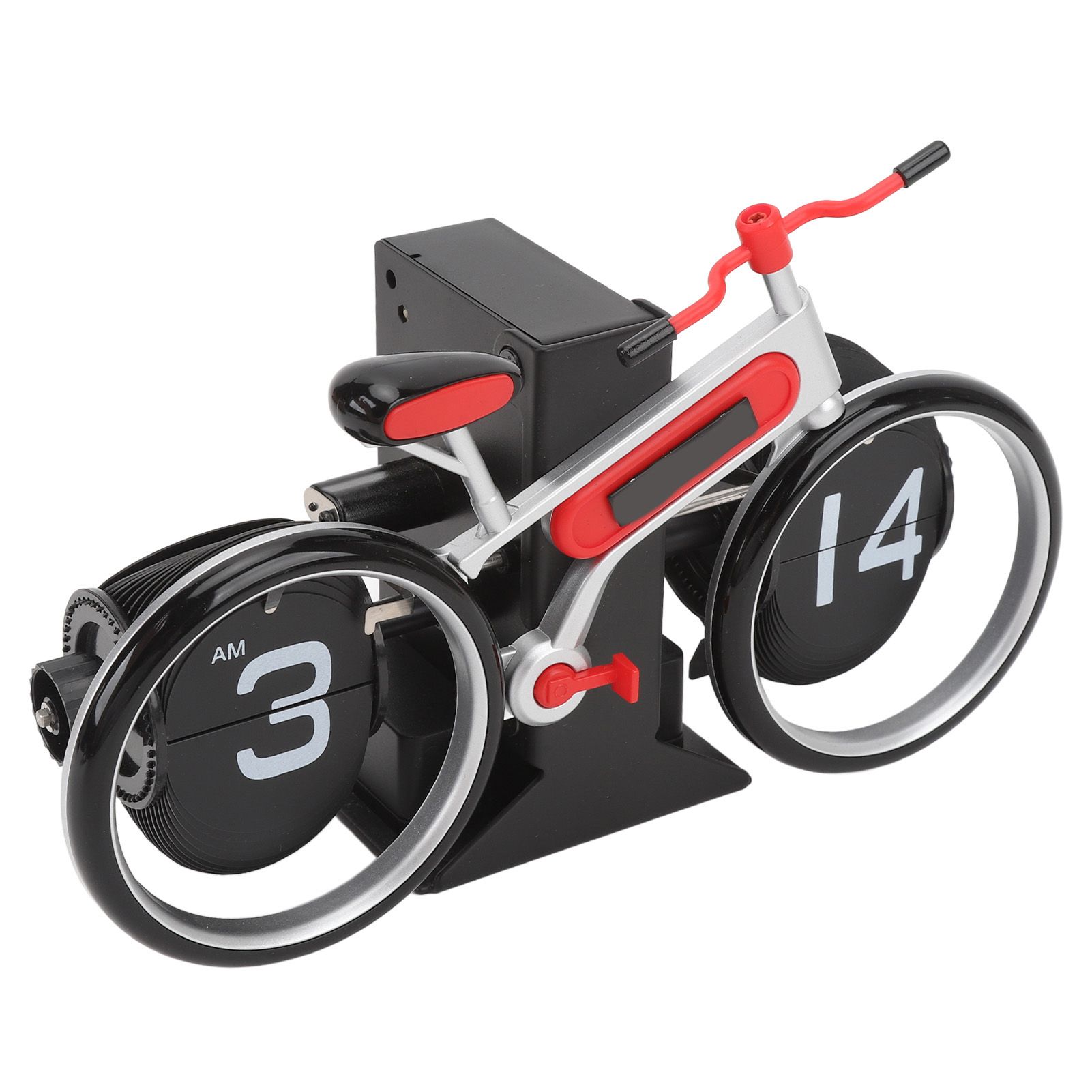 Bicycle Flip Clock Bike Shaped Flip Clock Battery Operated Retro Vintage Flip view 12