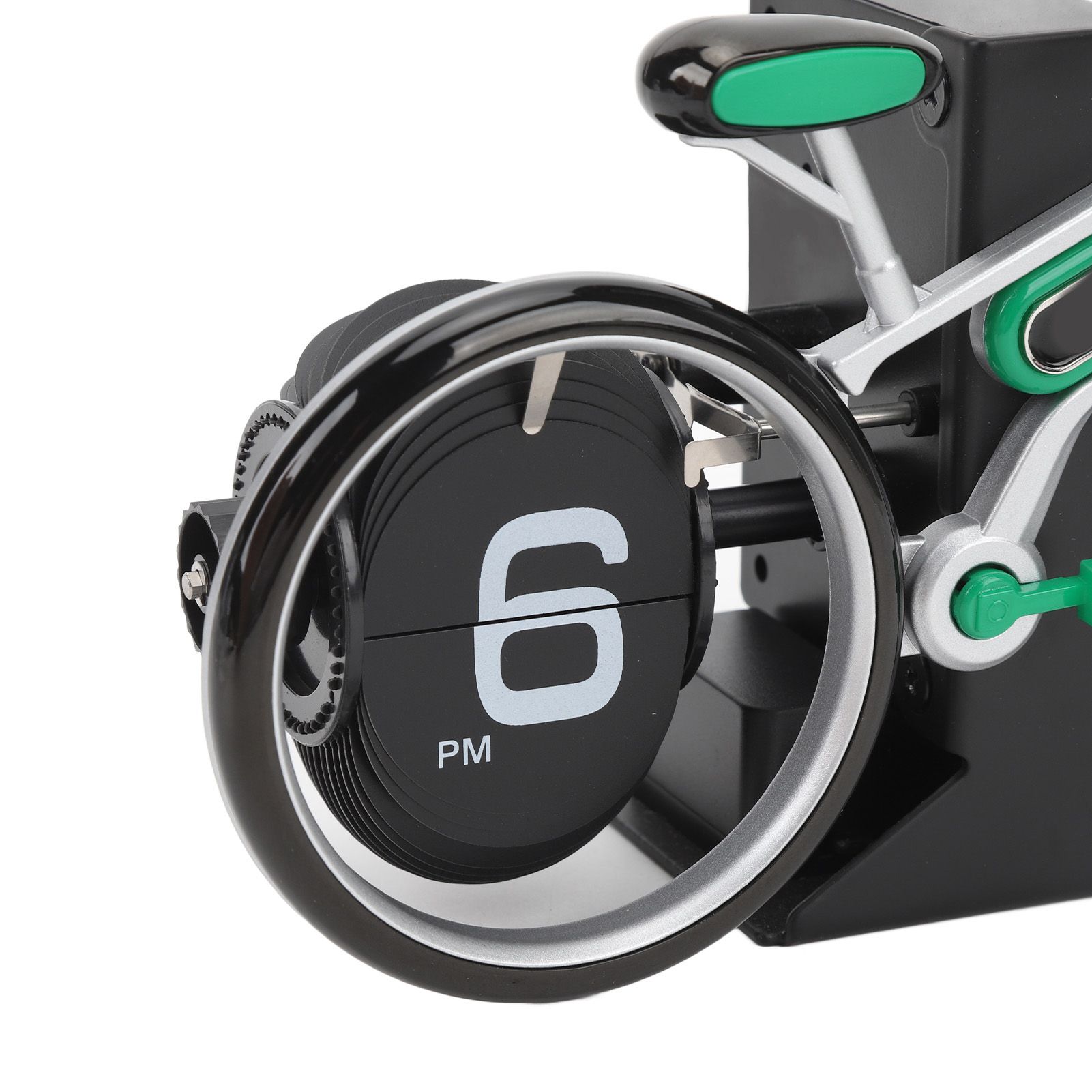 Bicycle Flip Clock Bike Shaped Flip Clock Battery Operated Retro Vintage Flip view 2
