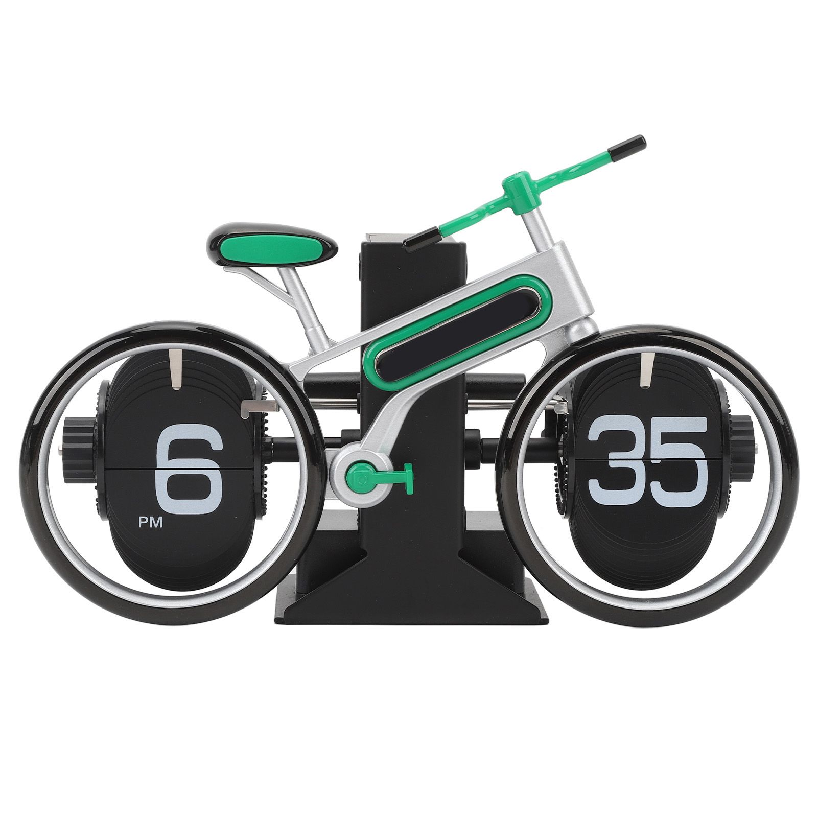 Bicycle Flip Clock Bike Shaped Flip Clock Battery Operated Retro Vintage Flip view 3