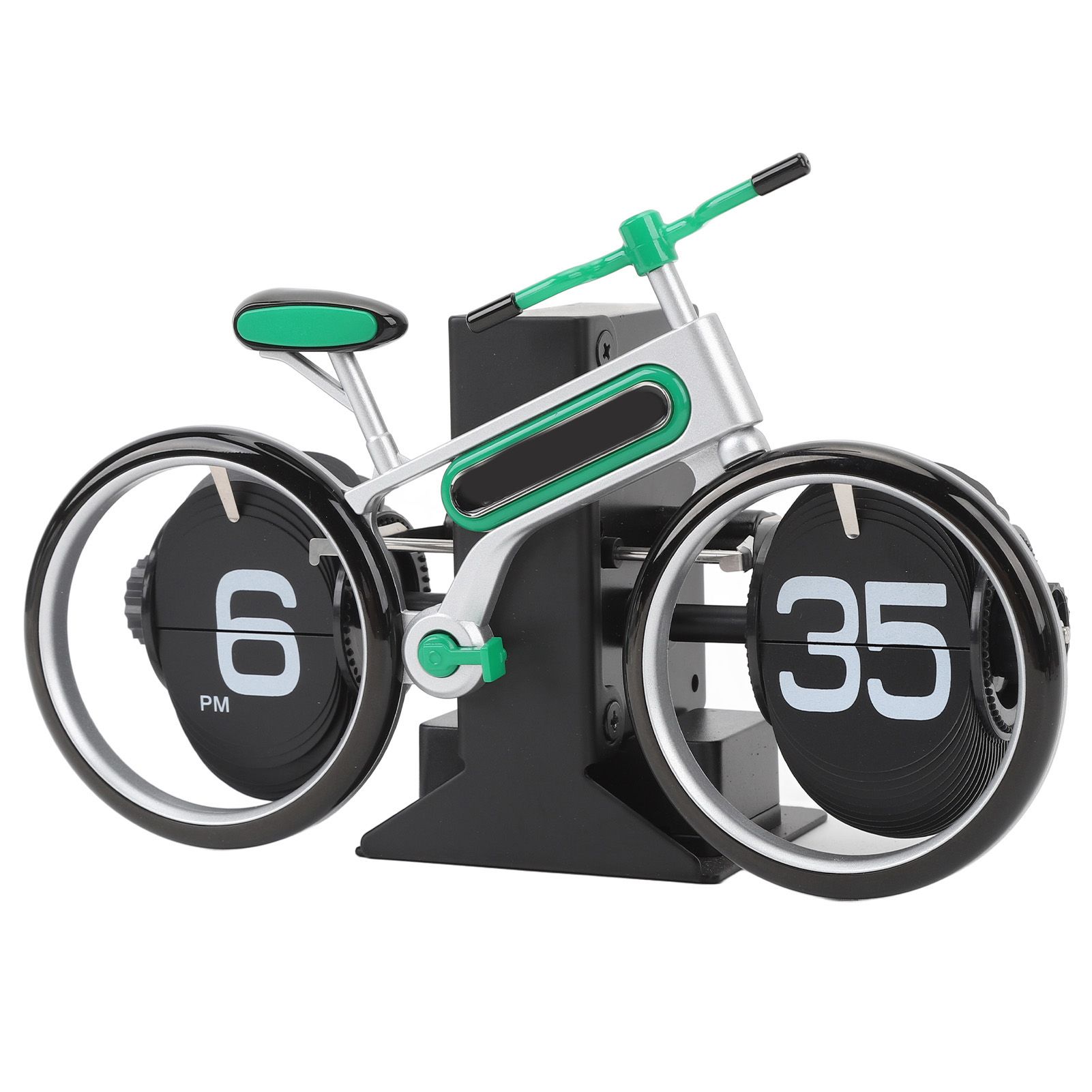 Bicycle Flip Clock Bike Shaped Flip Clock Battery Operated Retro Vintage Flip view 4