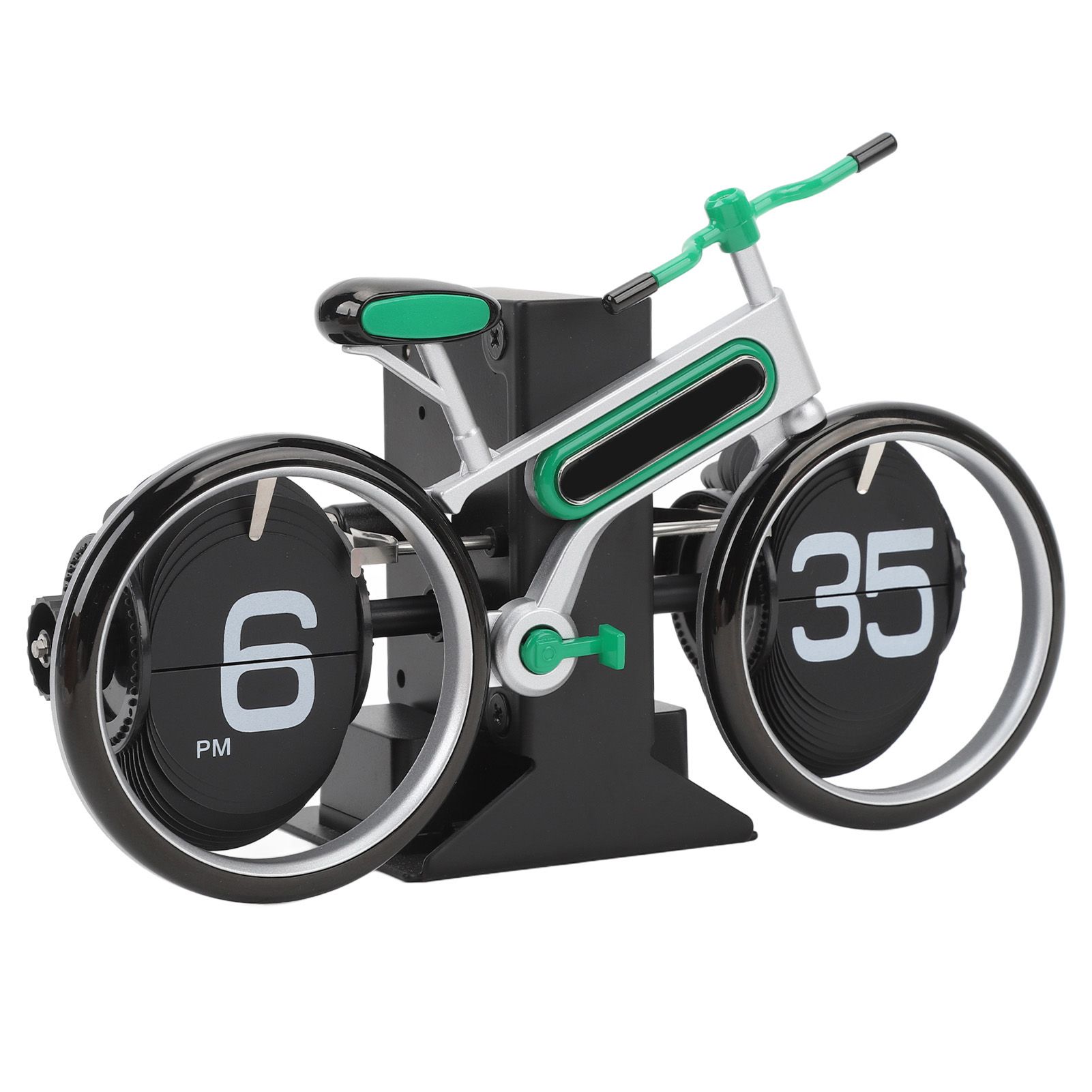 Bicycle Flip Clock Bike Shaped Flip Clock Battery Operated Retro Vintage Flip view 8