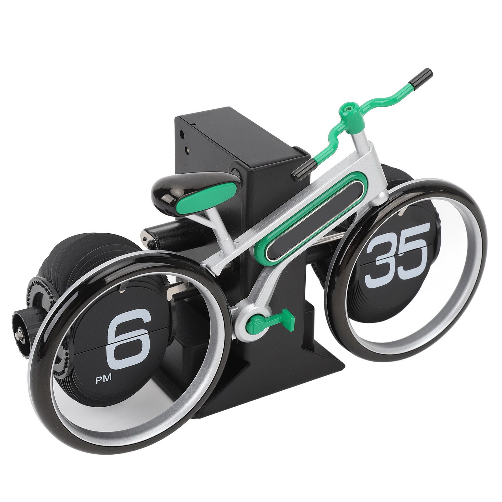 Bicycle Flip Clock Bike Shaped Flip Clock Battery Operated Retro Vintage Flip view 9