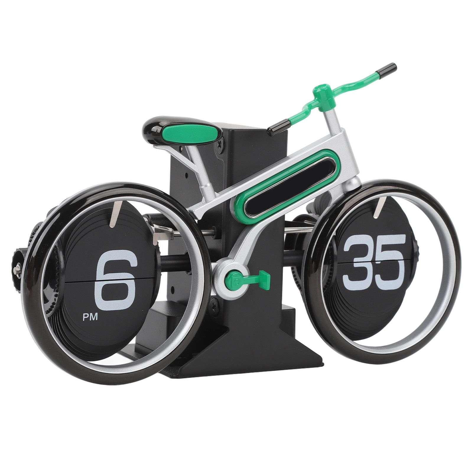 Bicycle Flip Clock Bike Shaped Flip Clock Battery Operated Retro Vintage Flip view 12