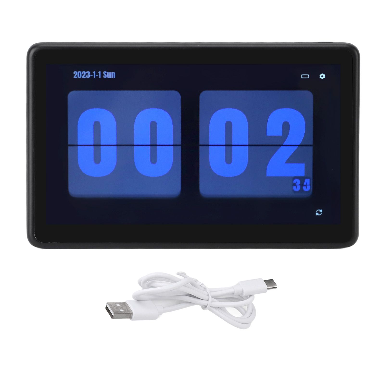 Desktop Digital Clock Multifunctional Weather Forecast Time Correction view 3