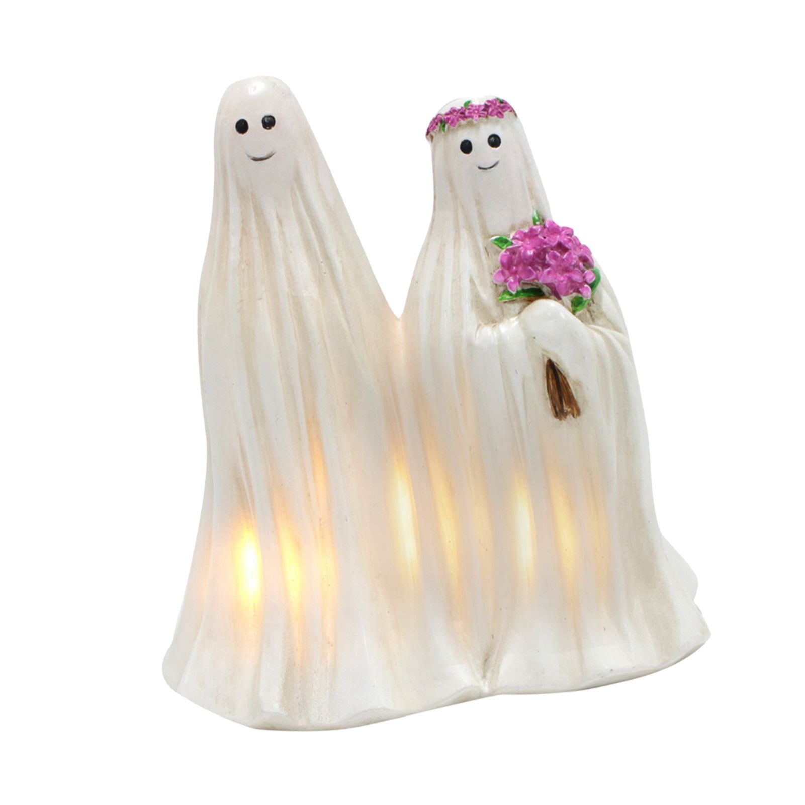 Halloween Yard Ghost Decoration Synthetic Resin Night Light Outdoor Ghost view 4