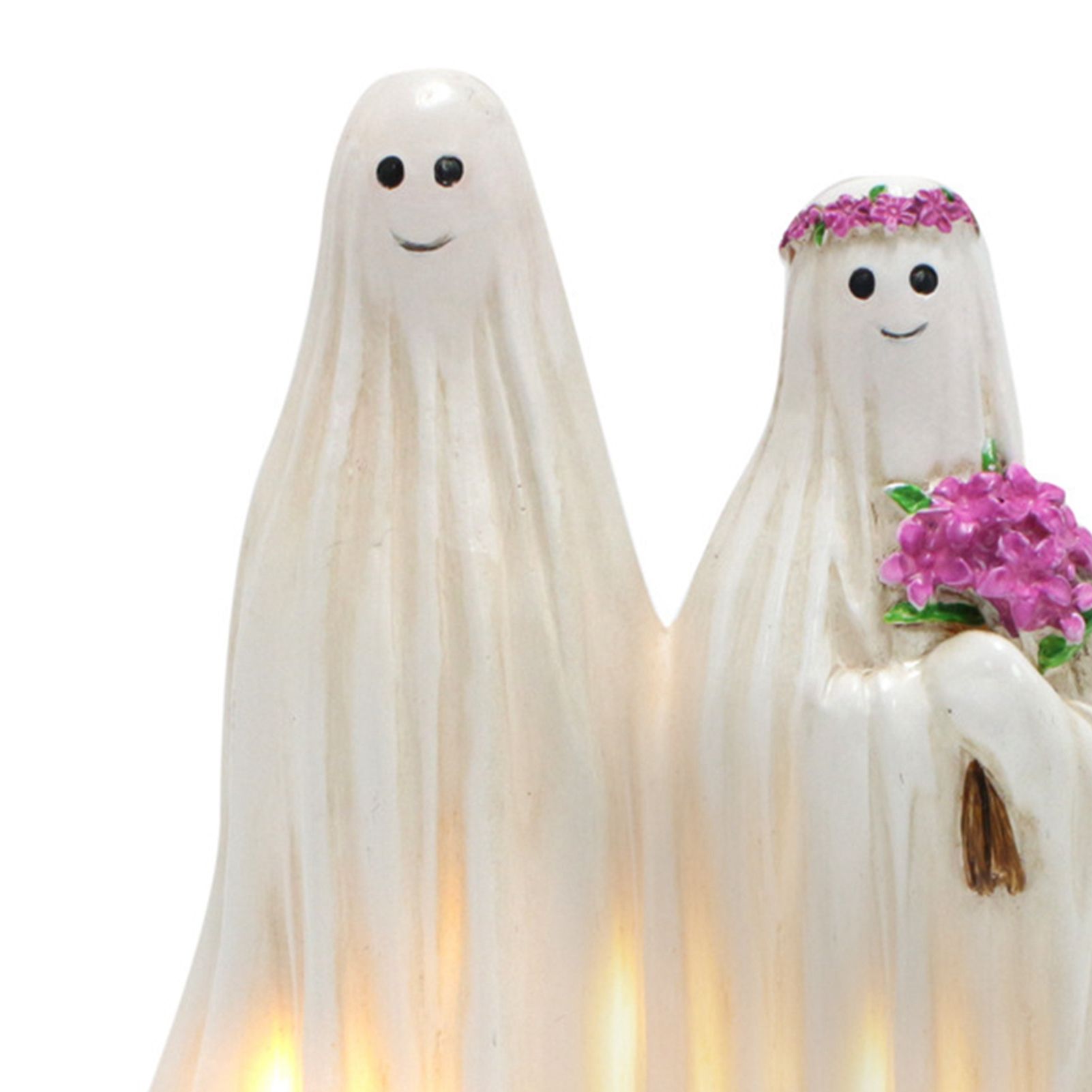 Halloween Yard Ghost Decoration Synthetic Resin Night Light Outdoor Ghost view 5