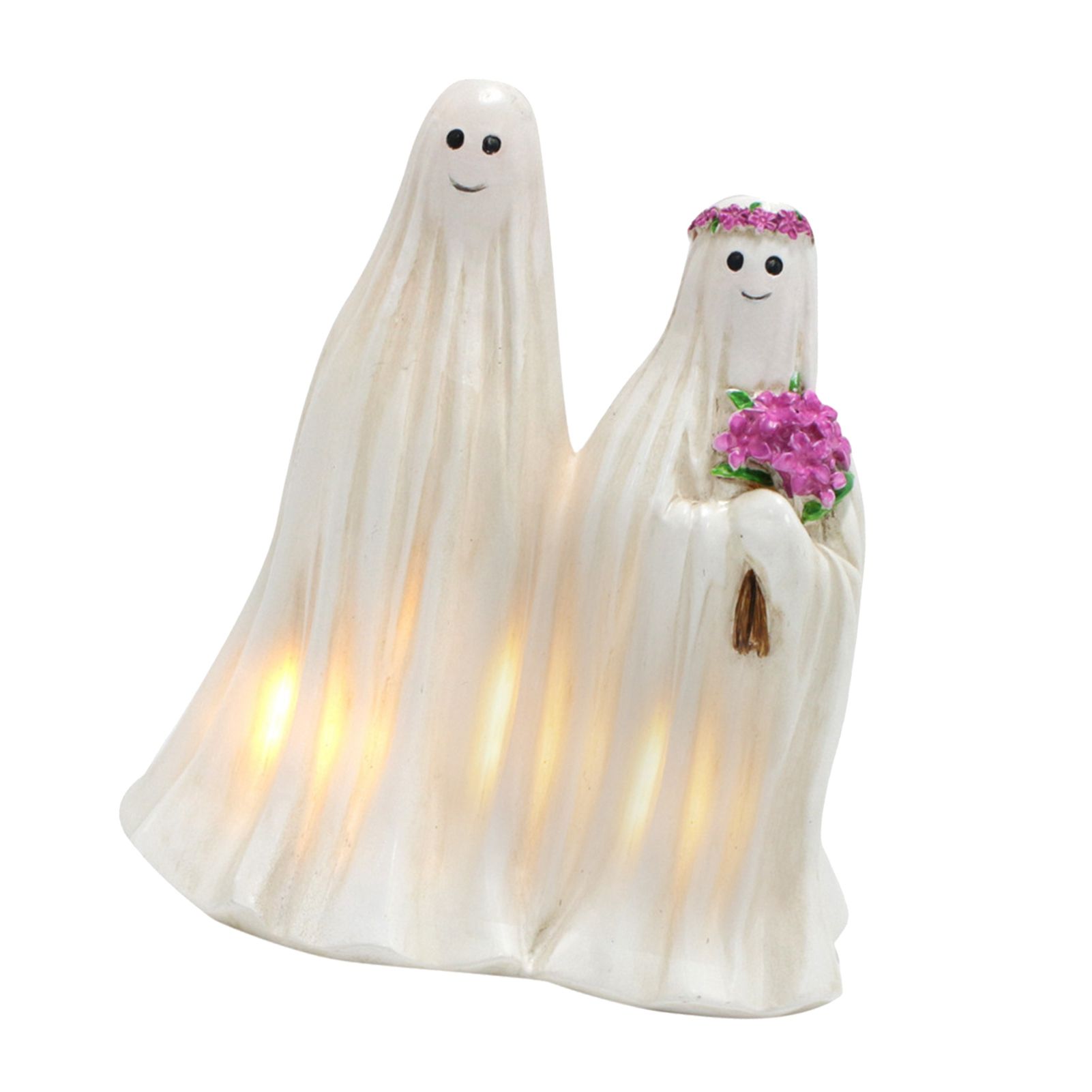 Halloween Yard Ghost Decoration Synthetic Resin Night Light Outdoor Ghost view 6