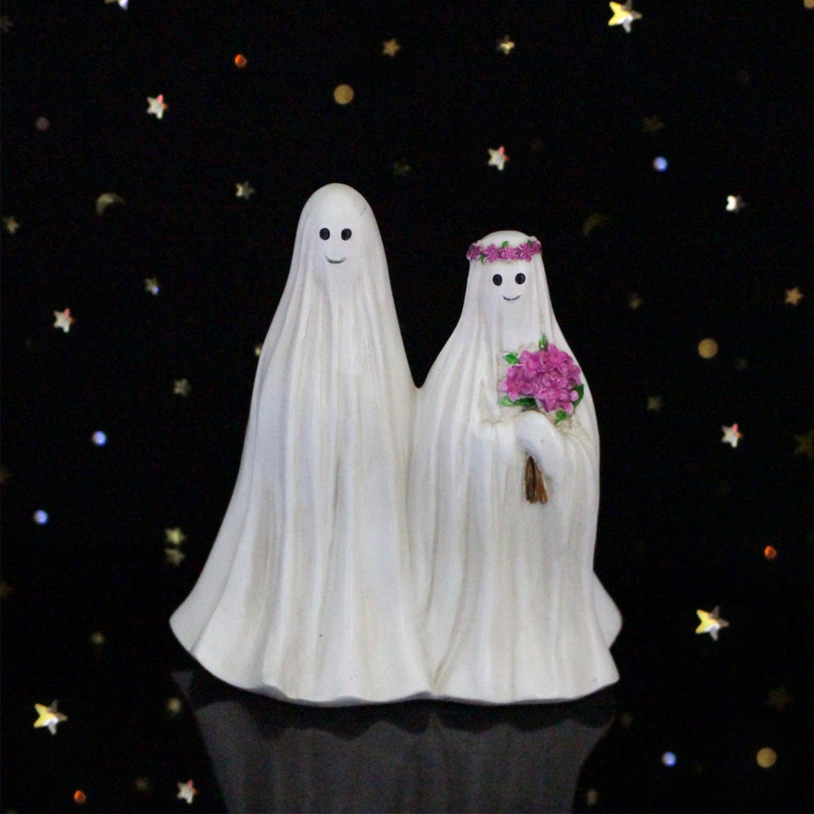 Halloween Yard Ghost Decoration Synthetic Resin Night Light Outdoor Ghost view 9
