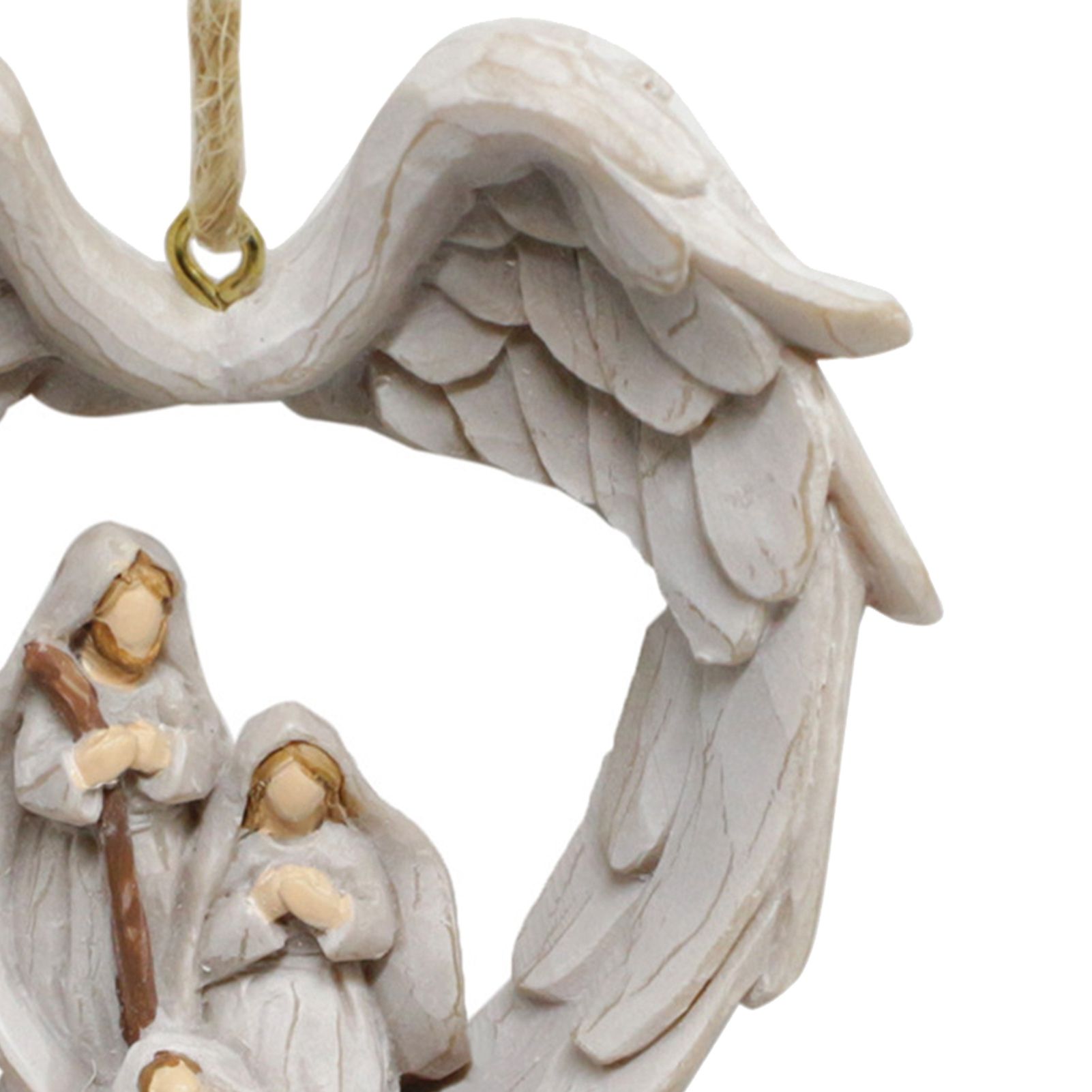 Wings Decor Christmas Hanging Ornament Synthetic Resin Handmade Exquisite view 2