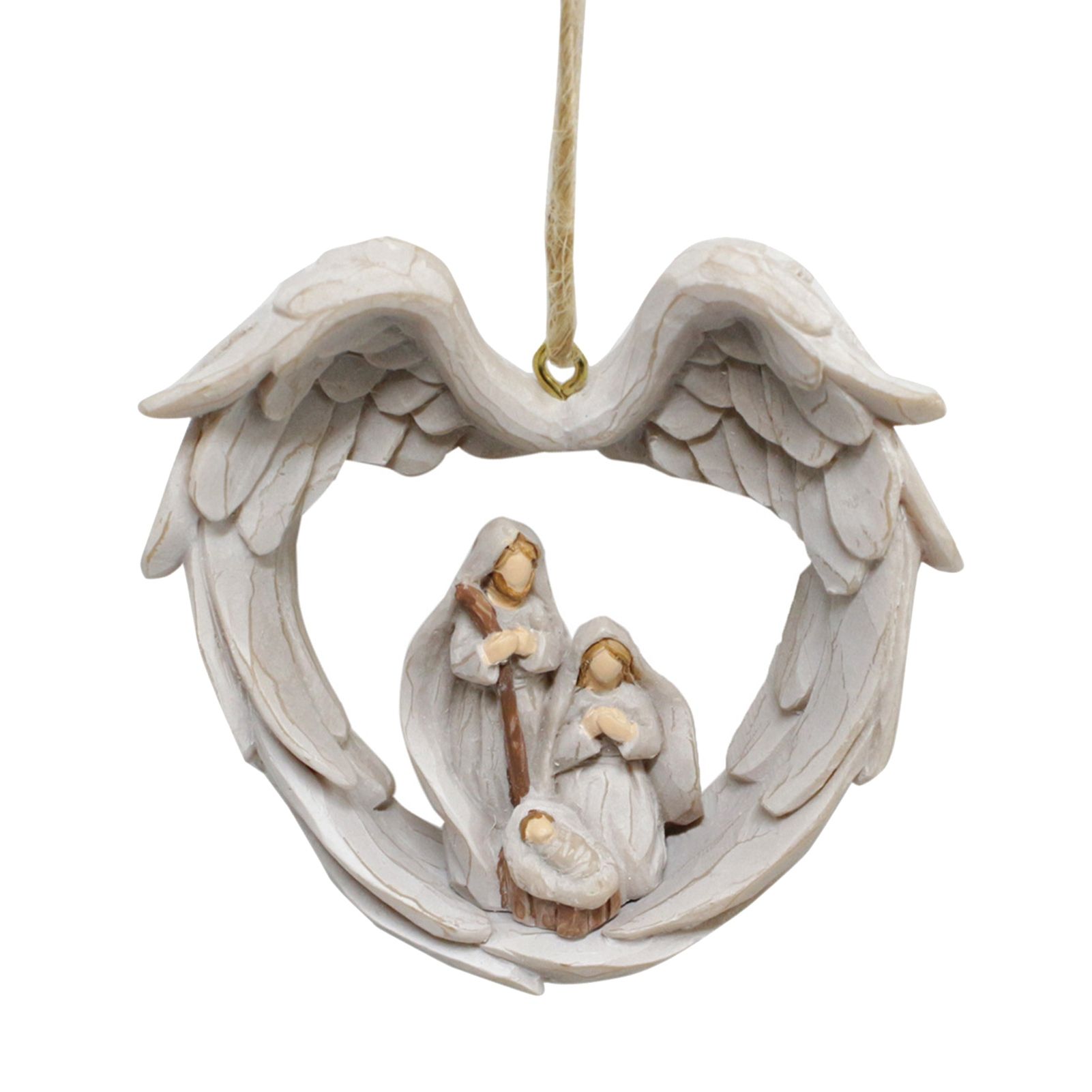 Wings Decor Christmas Hanging Ornament Synthetic Resin Handmade Exquisite view 4