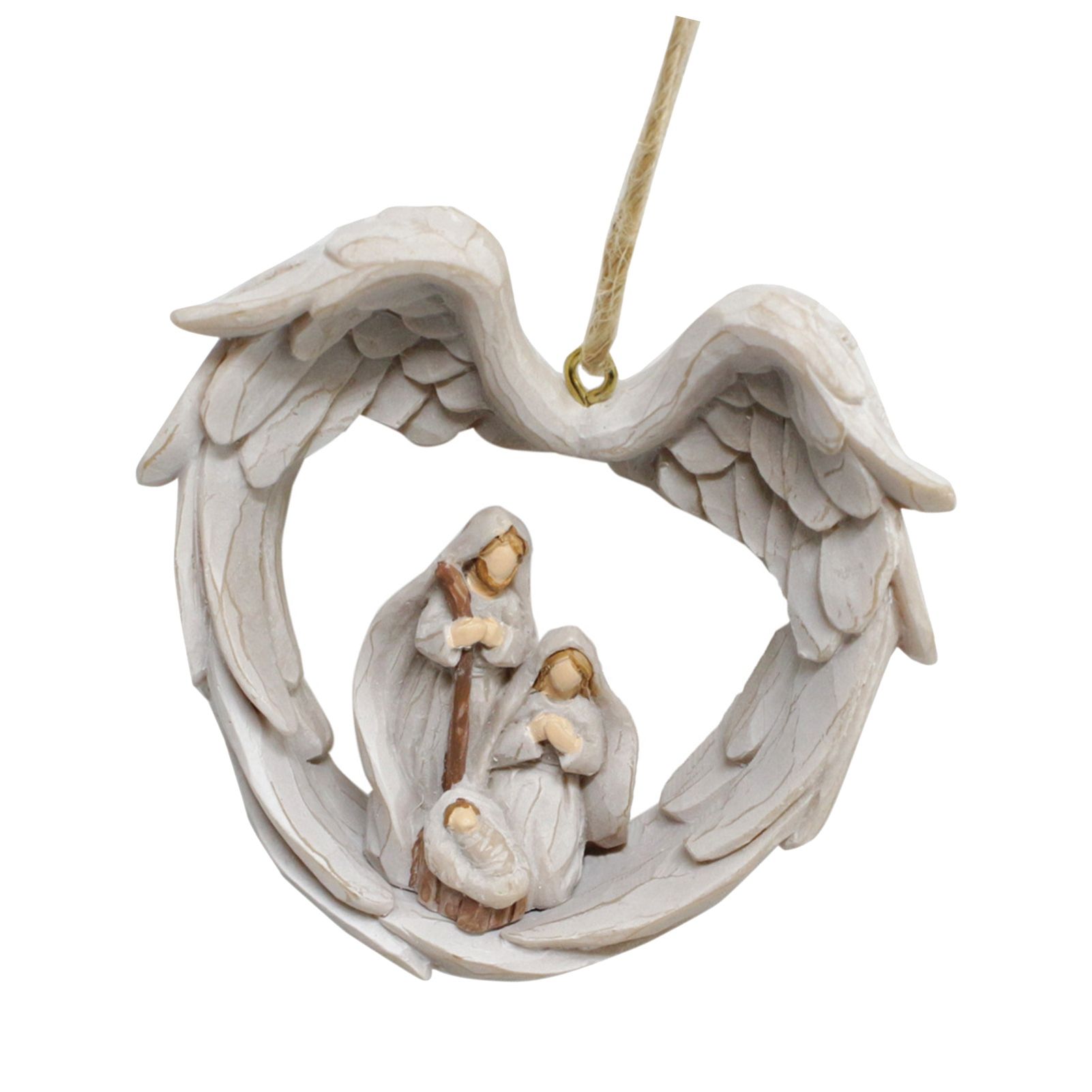 Wings Decor Christmas Hanging Ornament Synthetic Resin Handmade Exquisite view 6
