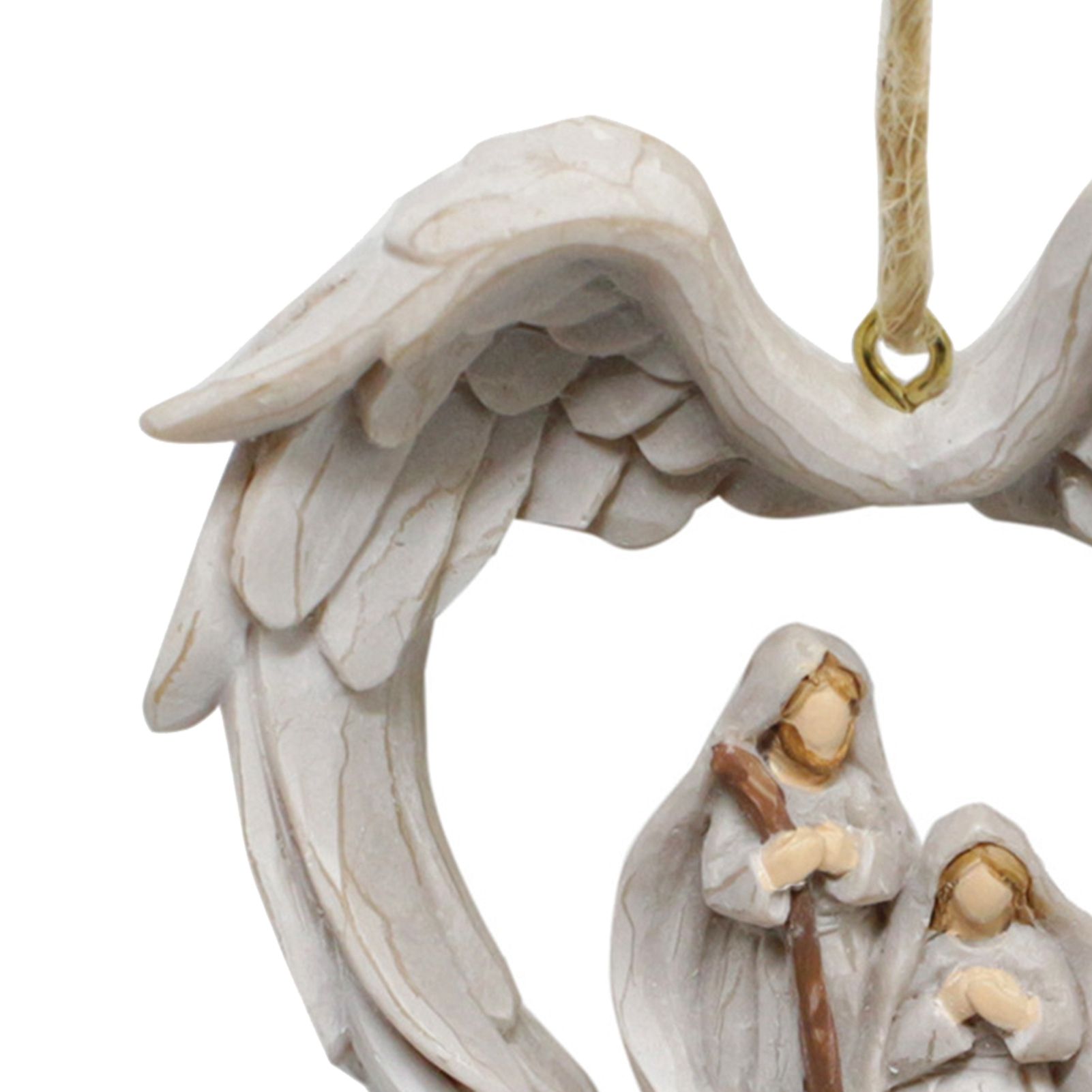 Wings Decor Christmas Hanging Ornament Synthetic Resin Handmade Exquisite view 7