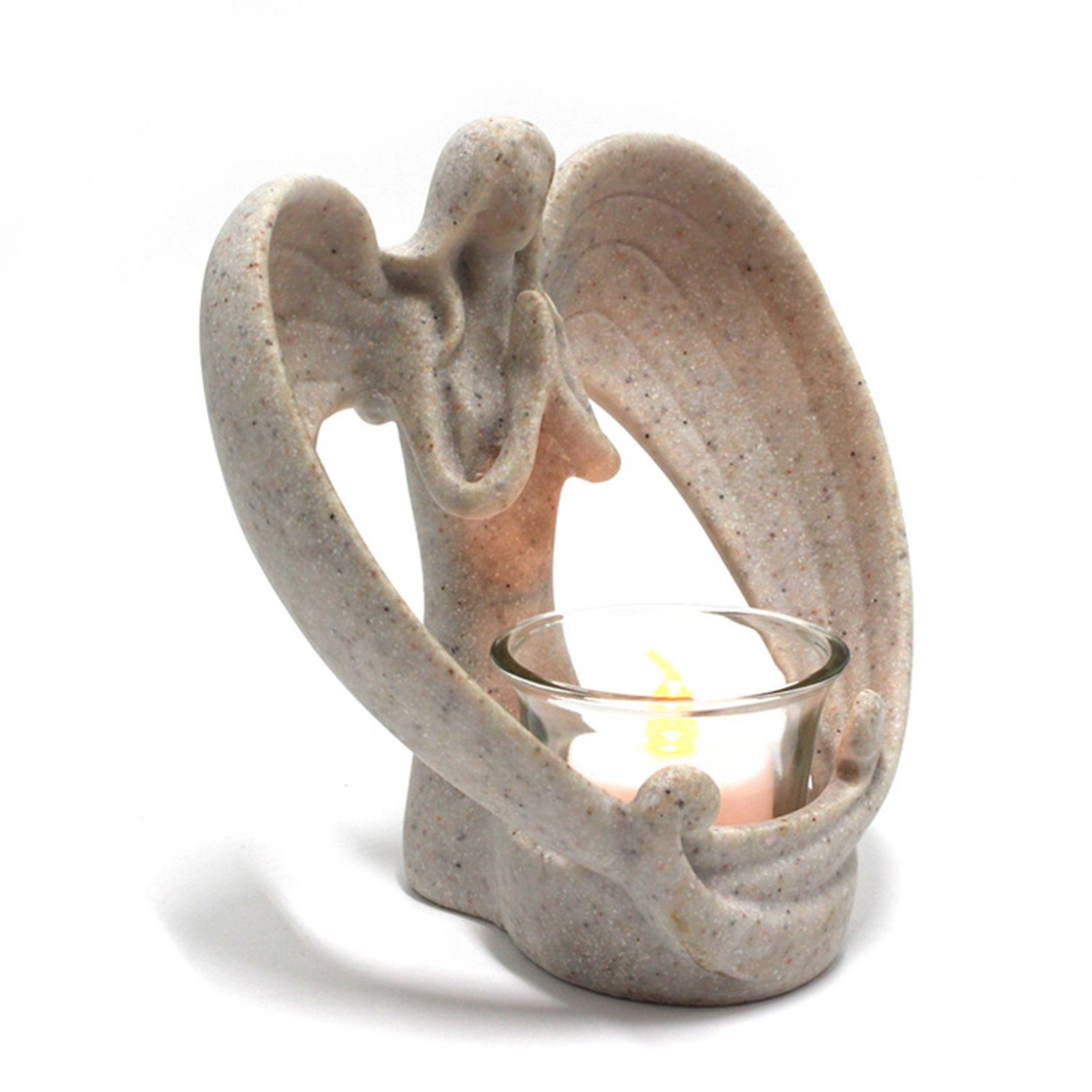 Resin Angel Candle Holder Ornament Innovative Home Vintage Candle Holder view 4