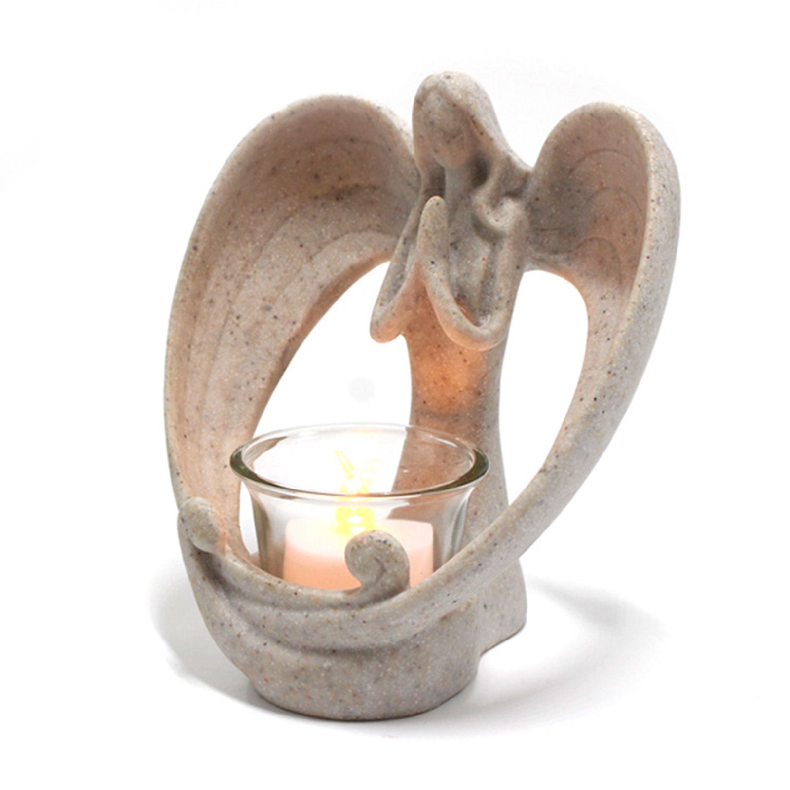 Resin Angel Candle Holder Ornament Innovative Home Vintage Candle Holder view 6
