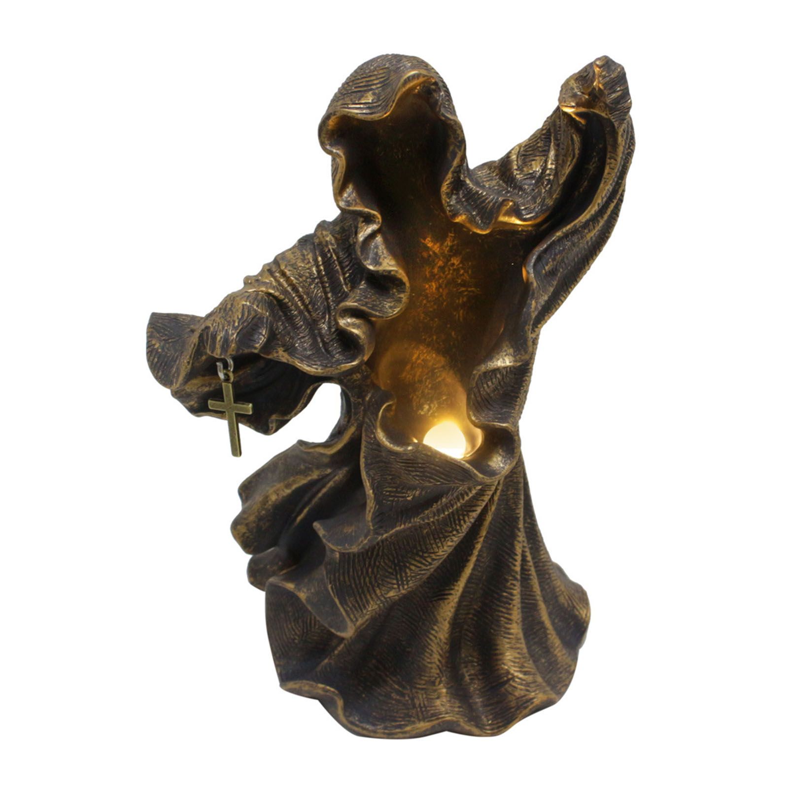 Witch Statue Innovative Decorative Crafted Witch Sculptures Night Light for view 2