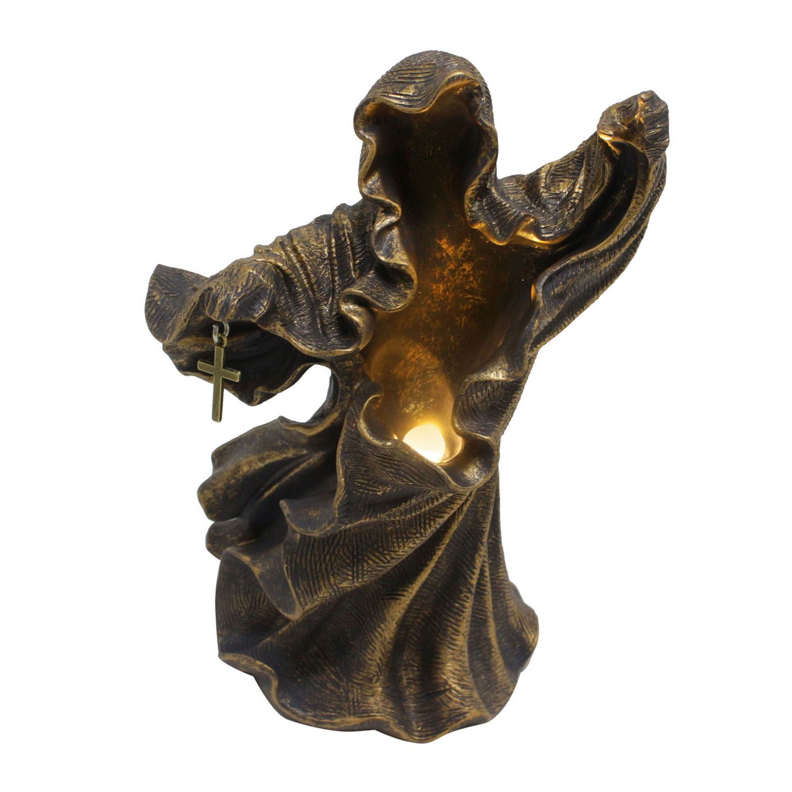 Witch Statue Innovative Decorative Crafted Witch Sculptures Night Light for view 3