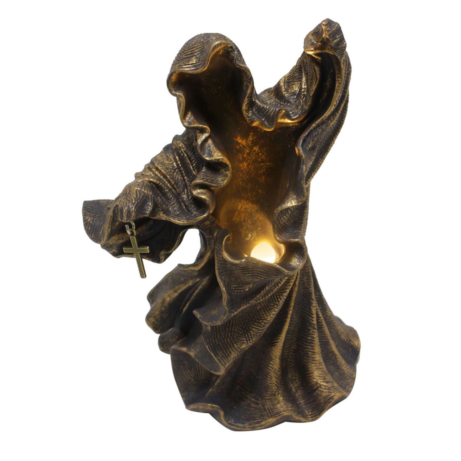 Witch Statue Innovative Decorative Crafted Witch Sculptures Night Light for view 4