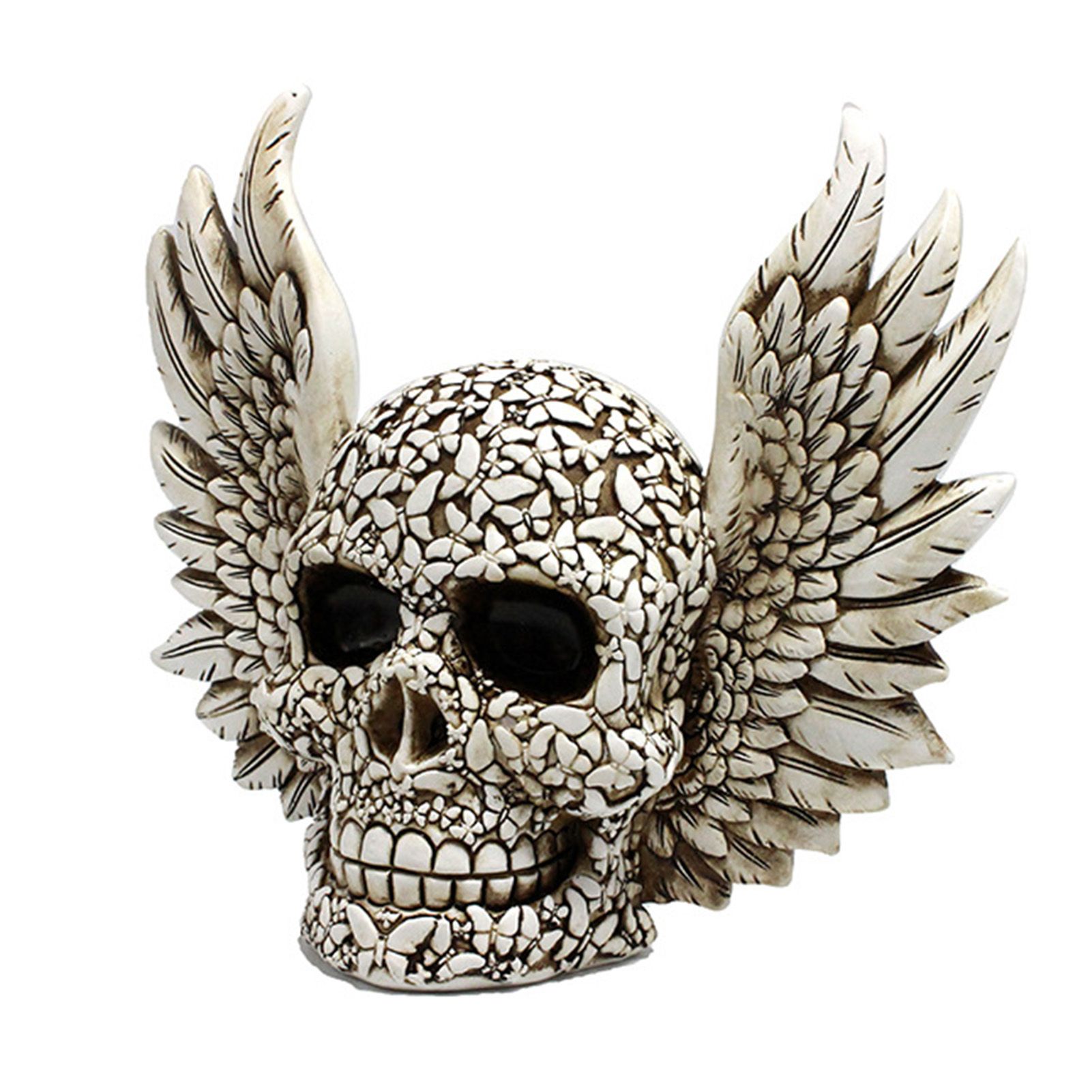 Wings Skull Statue Decoration Innovative Resin Home Desktop Ghost Head — image 1