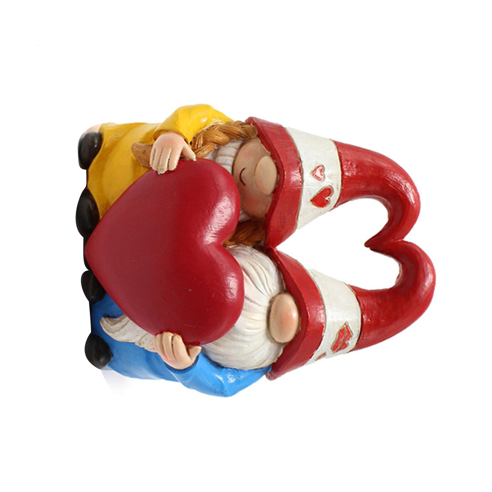 Couple Gnome Doll Figurine Innovative Resin Faceless Gnomes Sculpture for — image 1