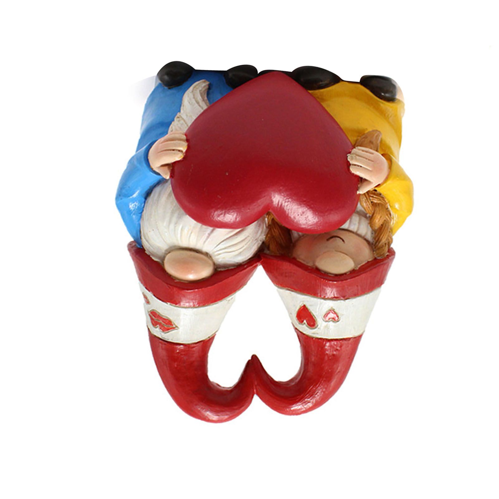 Couple Gnome Doll Figurine Innovative Resin Faceless Gnomes Sculpture for view 2
