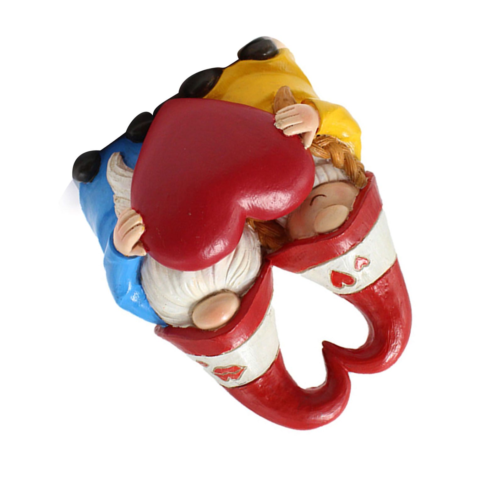 Couple Gnome Doll Figurine Innovative Resin Faceless Gnomes Sculpture for view 5