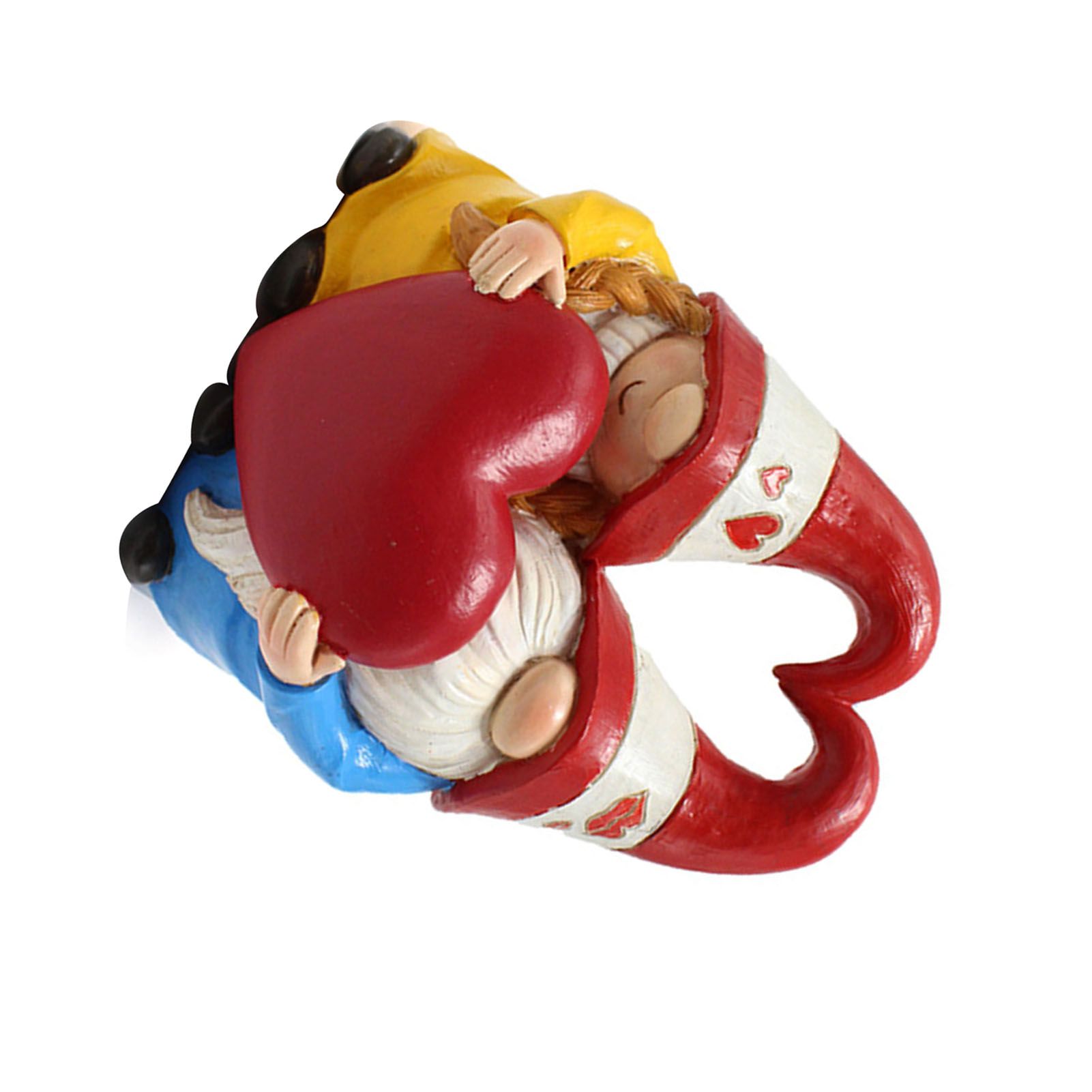 Couple Gnome Doll Figurine Innovative Resin Faceless Gnomes Sculpture for view 7