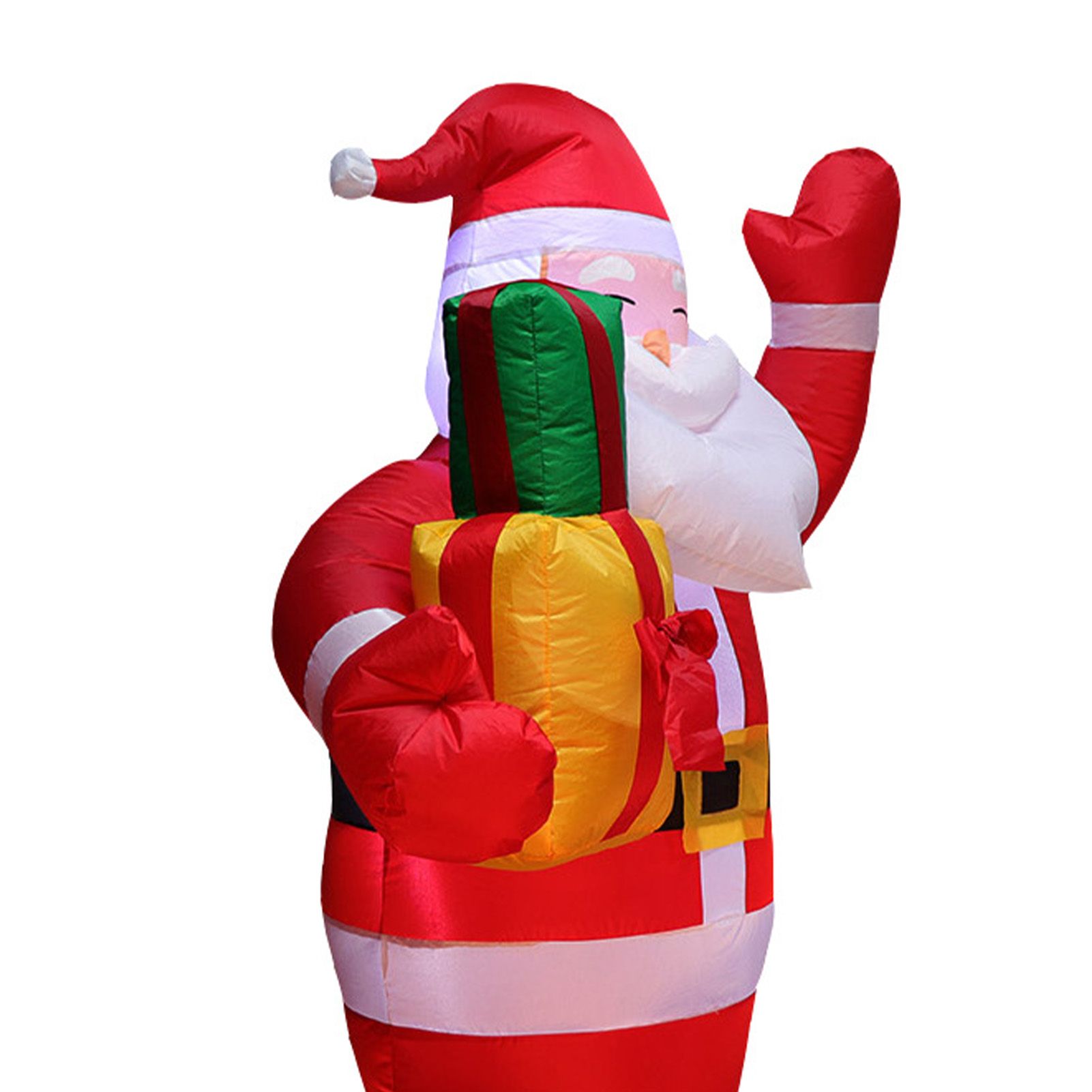 4.92ft Christmas Inflatable Santa Outdoor Decoration Blow Up Yard Standing view 5