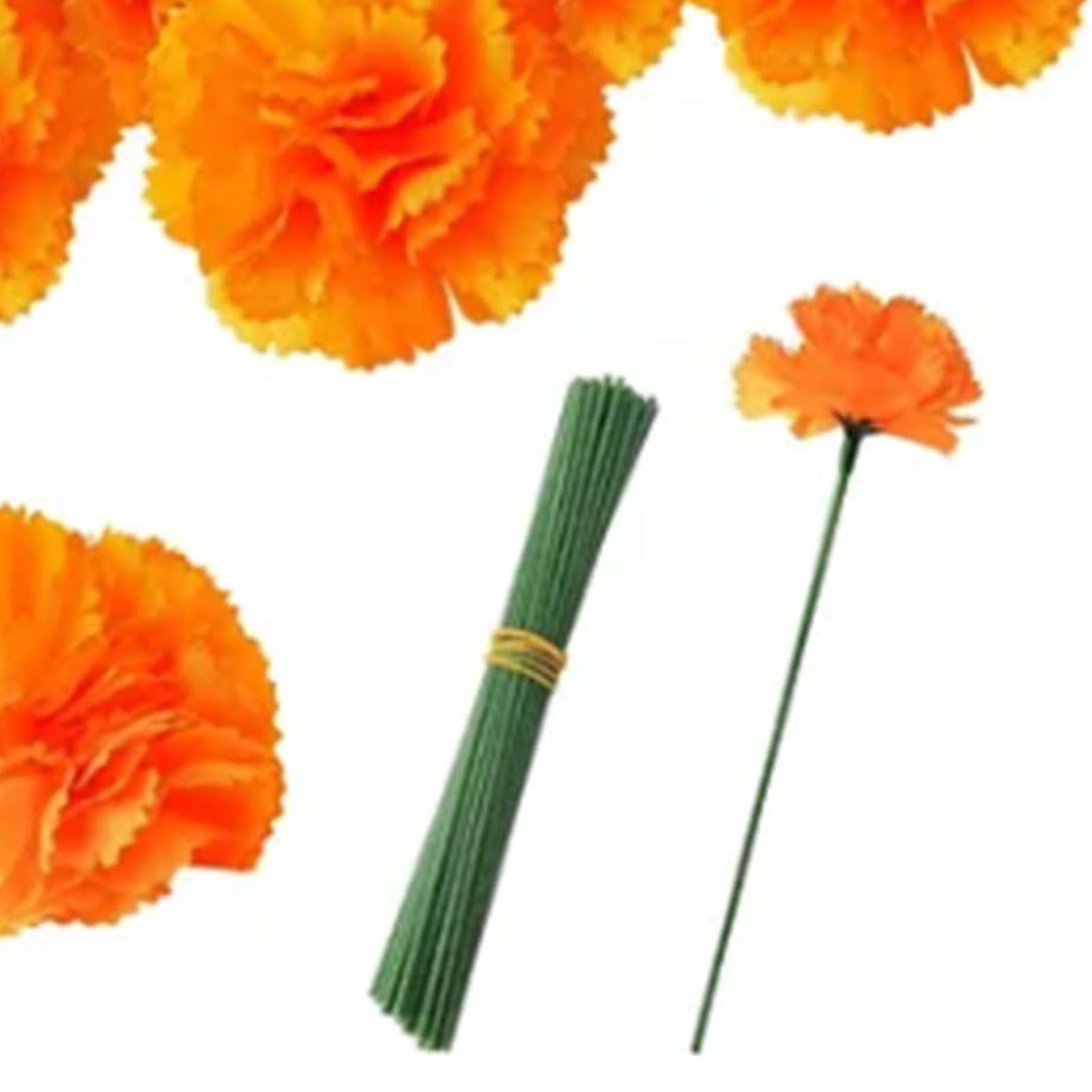 Artificial Carnation Flowers Multipurpose Simulation Exquisite Silk Carnation view 2