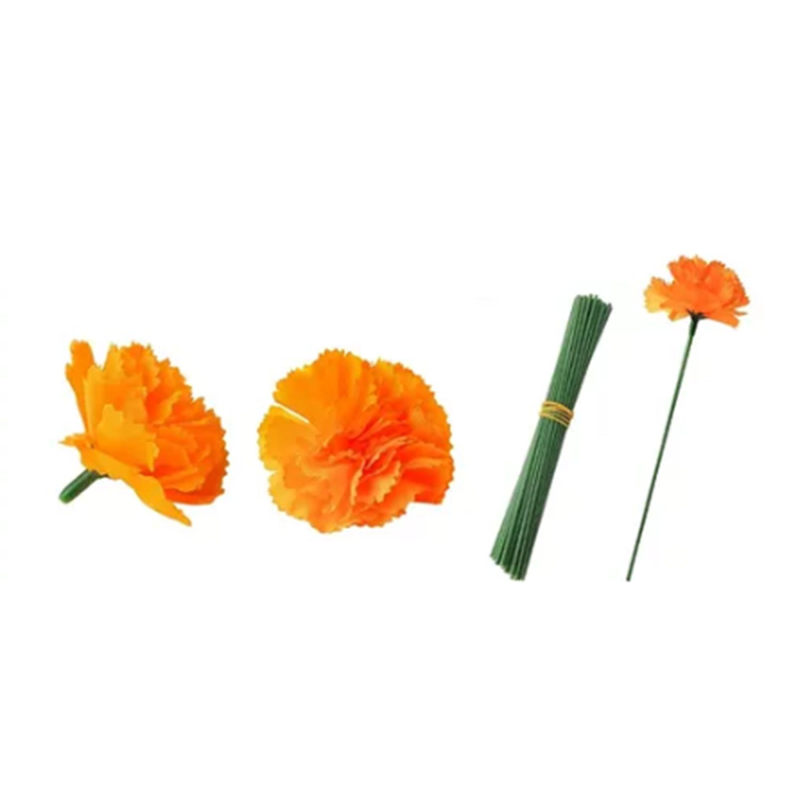 Artificial Carnation Flowers Multipurpose Simulation Exquisite Silk Carnation view 4