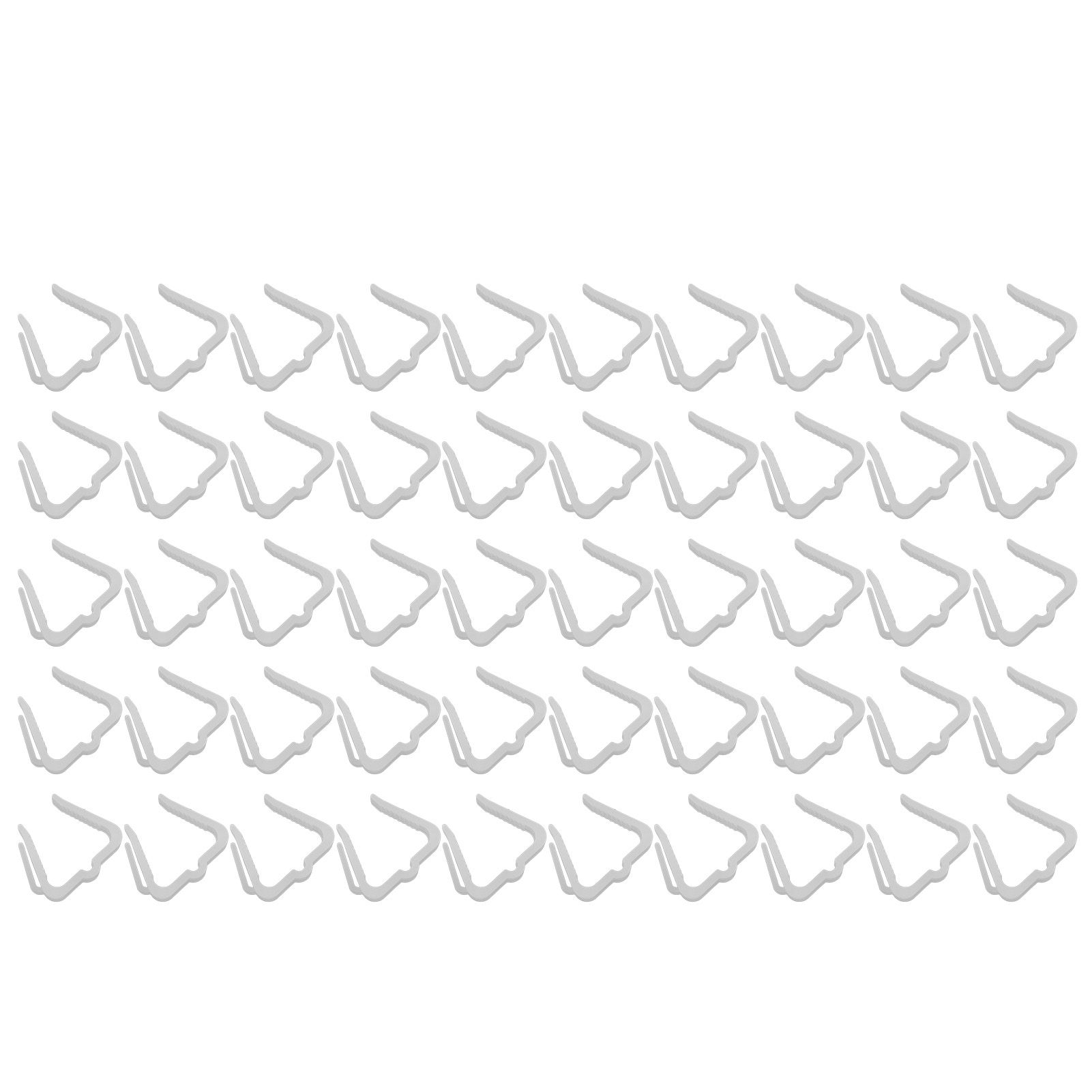 50pcs Christmas Light Hanger Hooks Firm Plastic Waterproof Weather Proof view 6