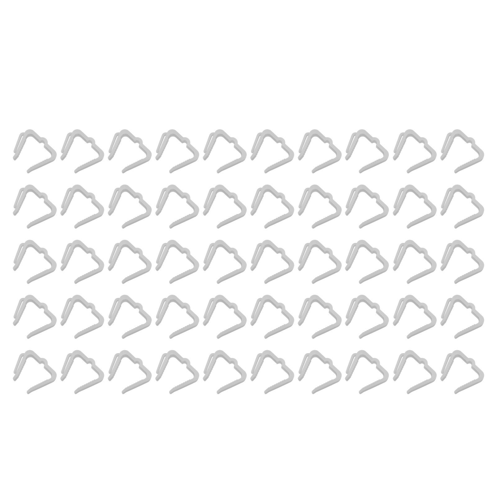 50pcs Christmas Light Hanger Hooks Firm Plastic Waterproof Weather Proof view 8