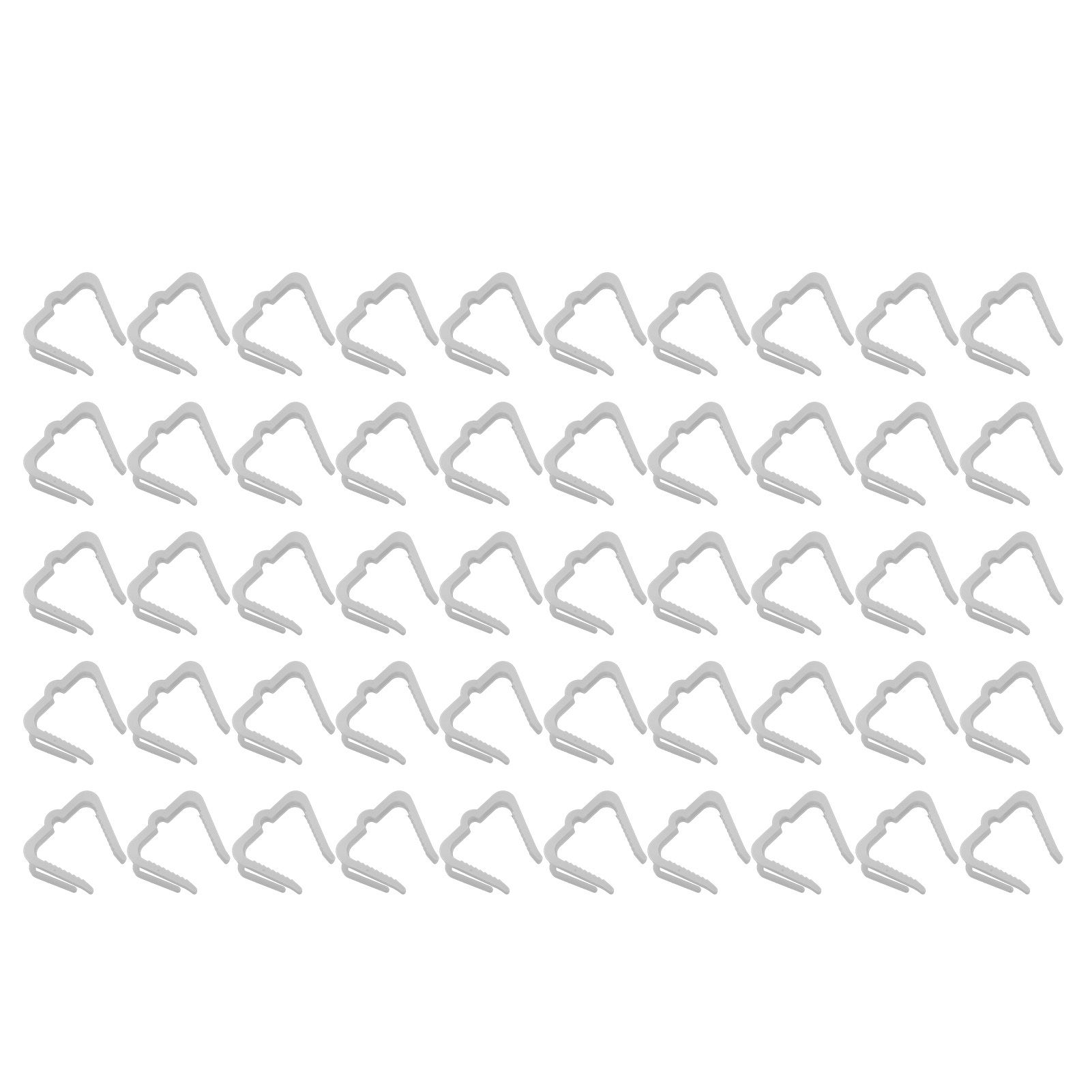 50pcs Christmas Light Hanger Hooks Firm Plastic Waterproof Weather Proof view 9
