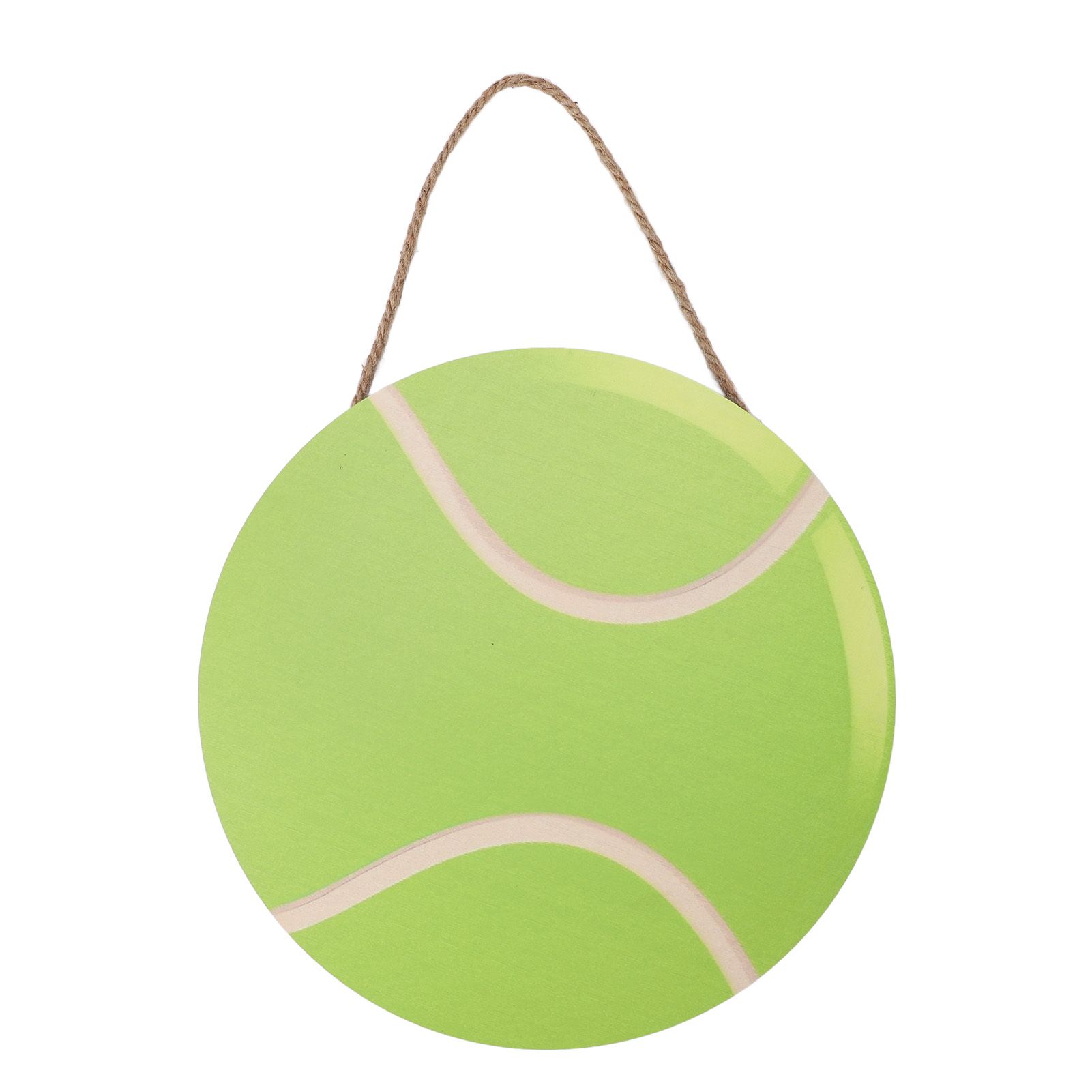 30cm Round Wooden Wall Decor Ball Pattern Hanging Wall Art for Home Exercise view 3