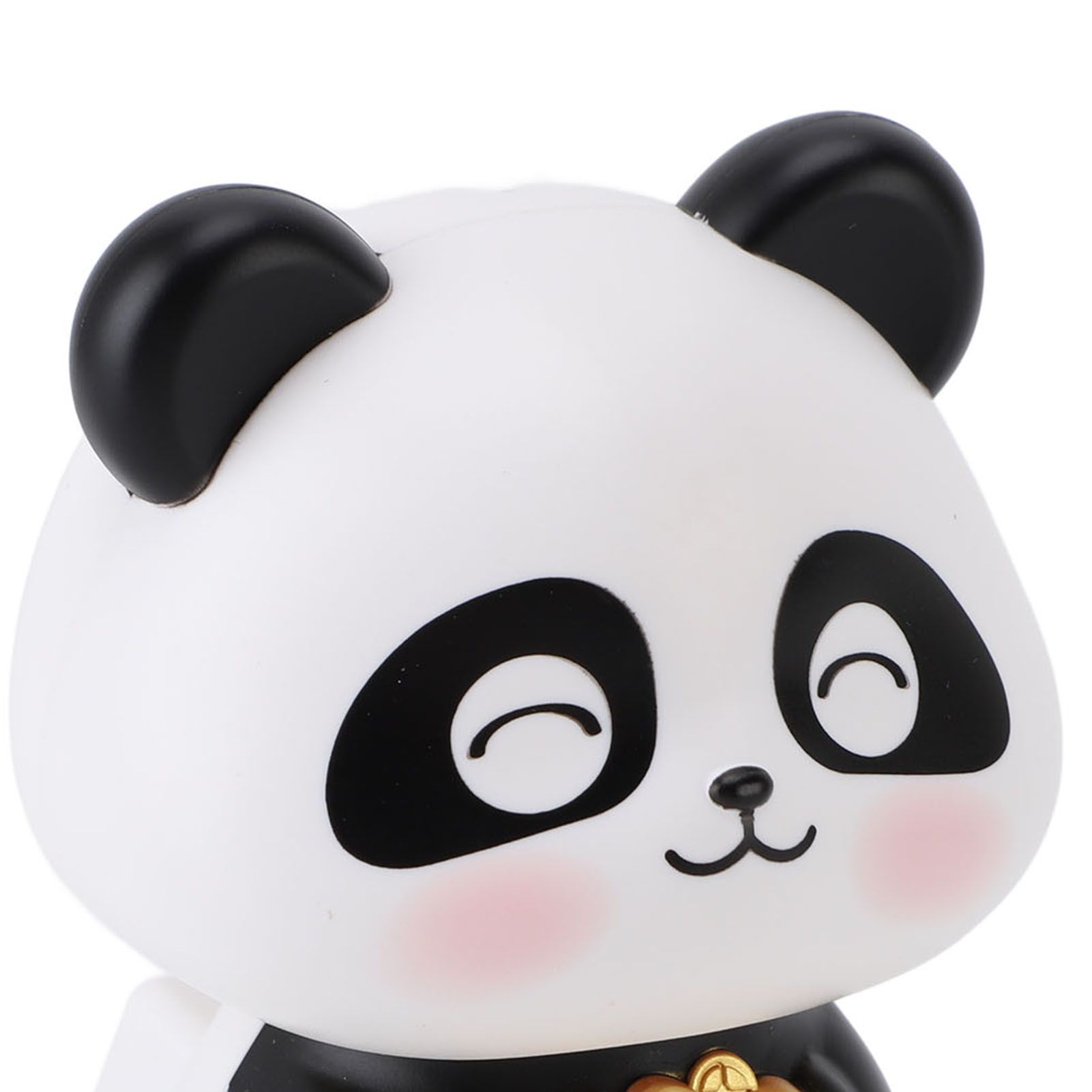 Solar Powered Panda Statue Ornament for Luck and Fortune Solar Nodding Panda view 9
