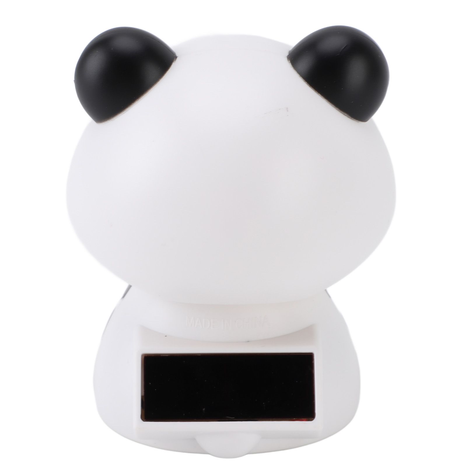 Solar Nodding Panda Figurine Decorative Luck Wealth Welcoming Animal Sculpture view 7
