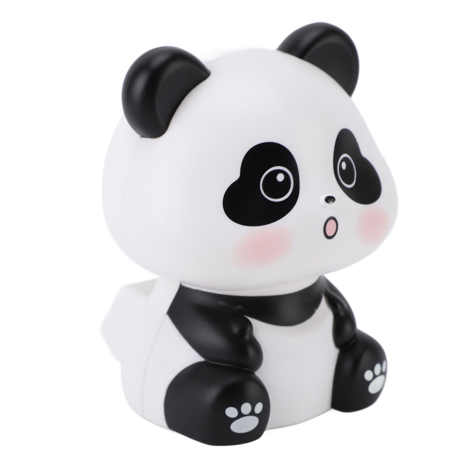 Solar Nodding Panda Figurine Decorative Luck Wealth Welcoming Animal Sculpture view 8
