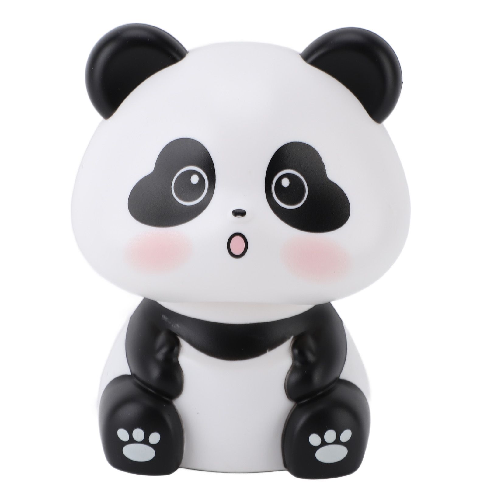 Solar Nodding Panda Figurine Decorative Luck Wealth Welcoming Animal Sculpture view 11