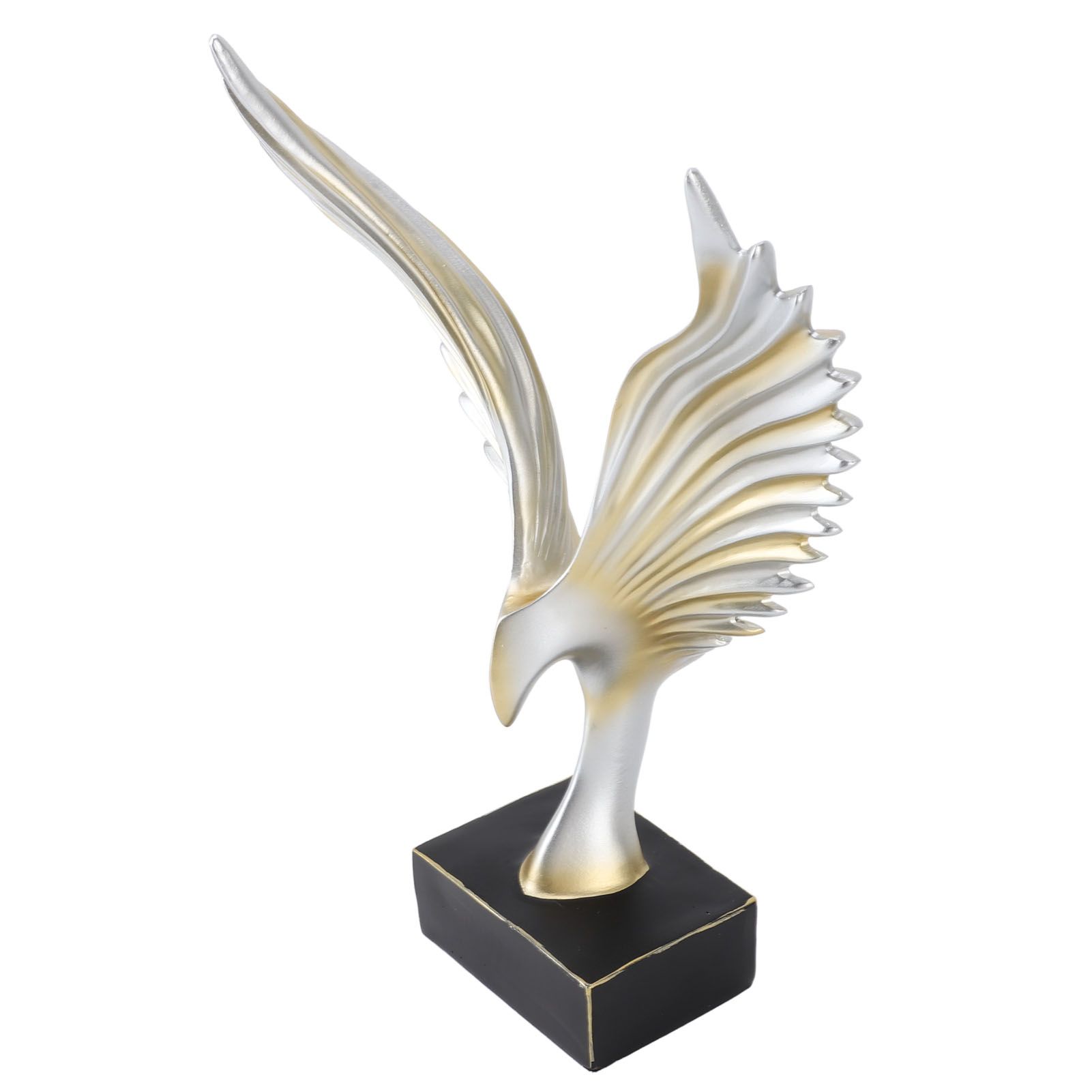Resin Eagle Figurine Home Decor Abstract Eagle Wing Statue Sculpture Ornament view 6