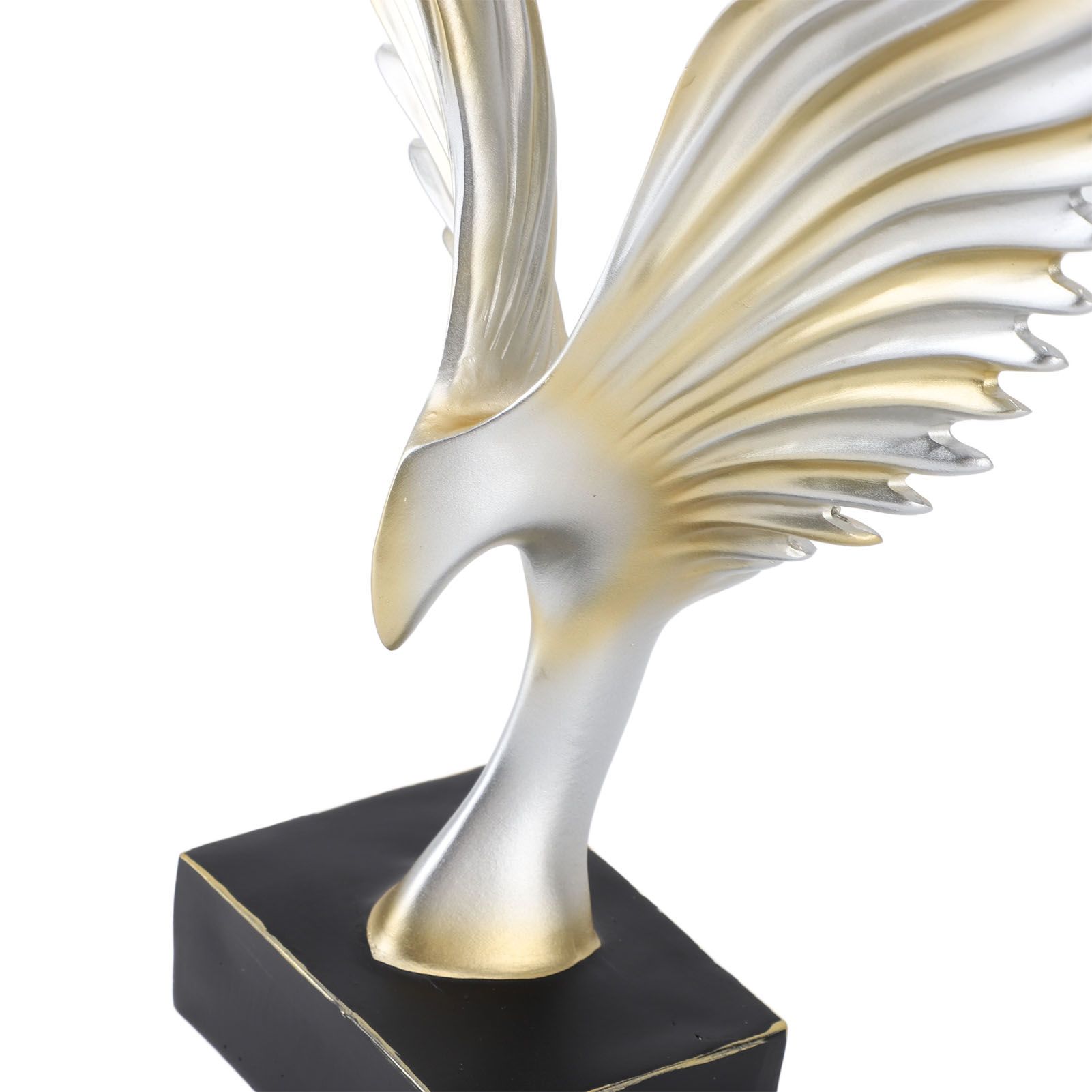 Resin Eagle Figurine Home Decor Abstract Eagle Wing Statue Sculpture Ornament view 7